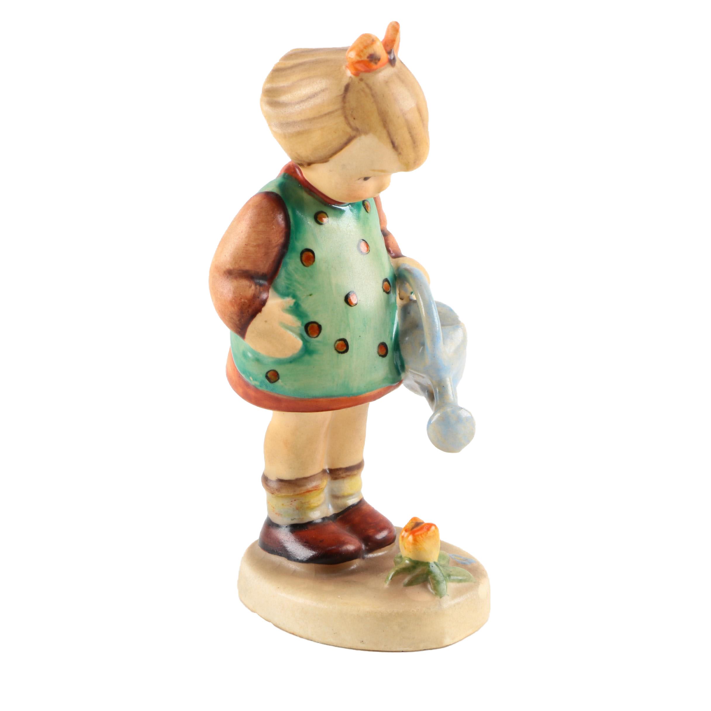 Early Hummel "Little Gardener" Porcelain Figurine
