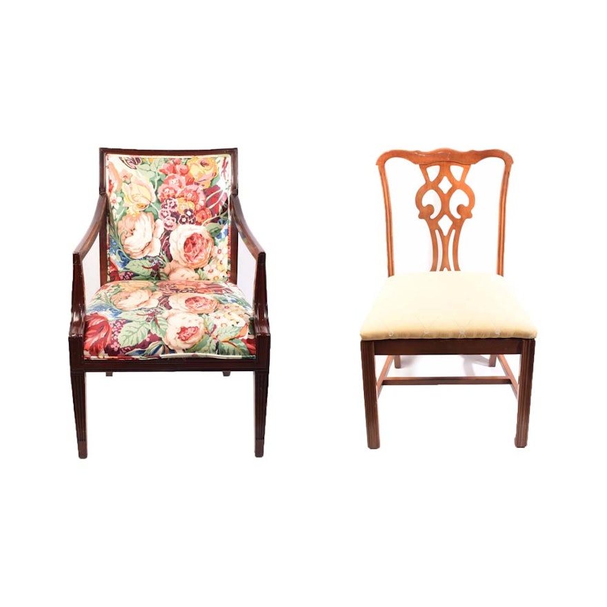 Pair of Upholstered Side Chairs