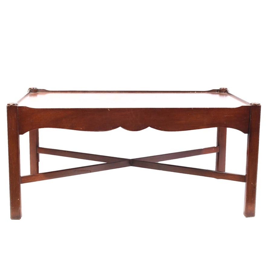 Scalloped Coffee Table by Wellington Hall