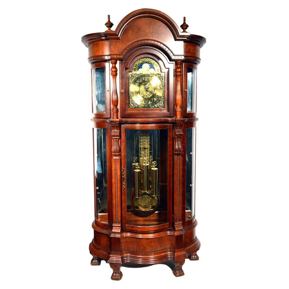 Ridgeway Curio Grandfather Clock