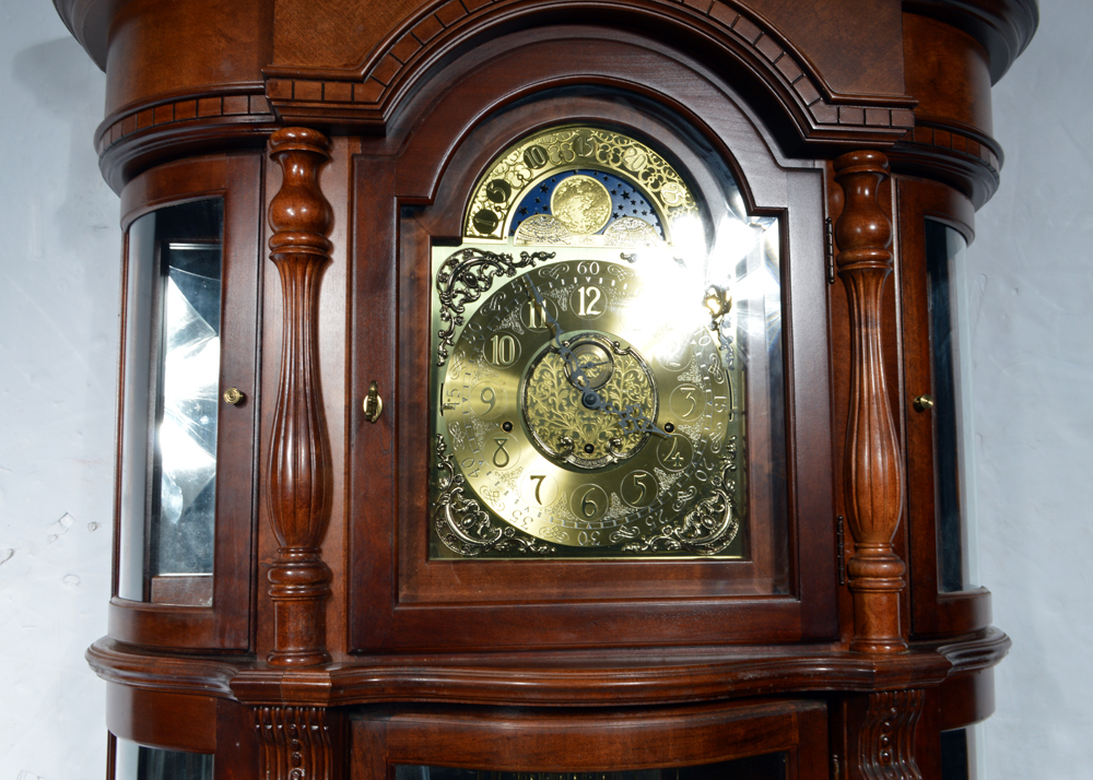 Ridgeway Curio Grandfather Clock