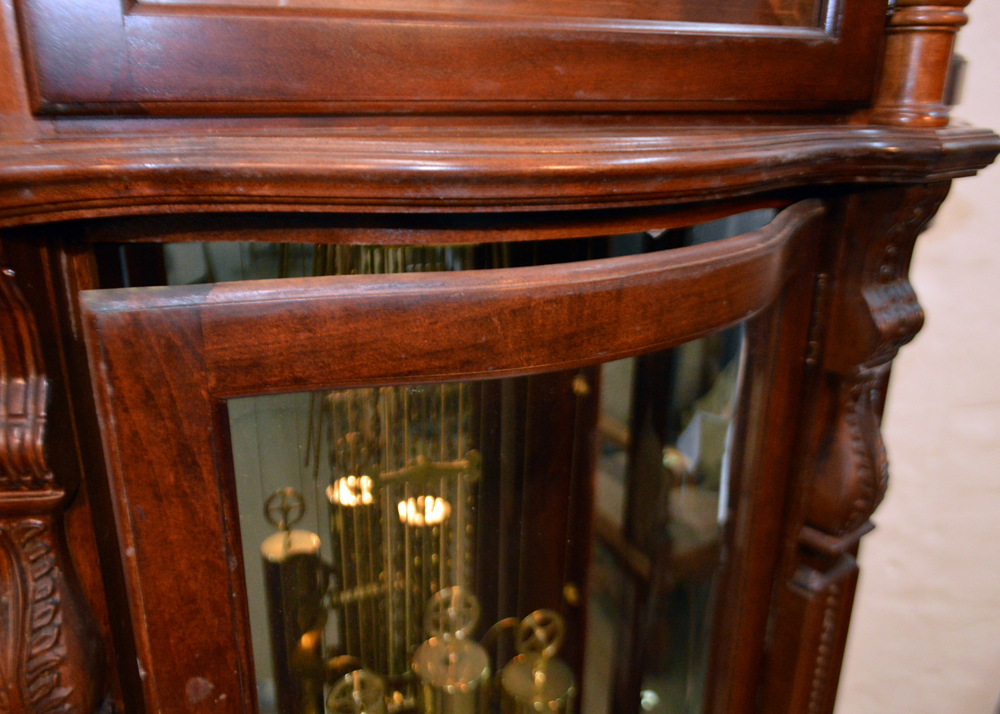 Ridgeway Curio Grandfather Clock