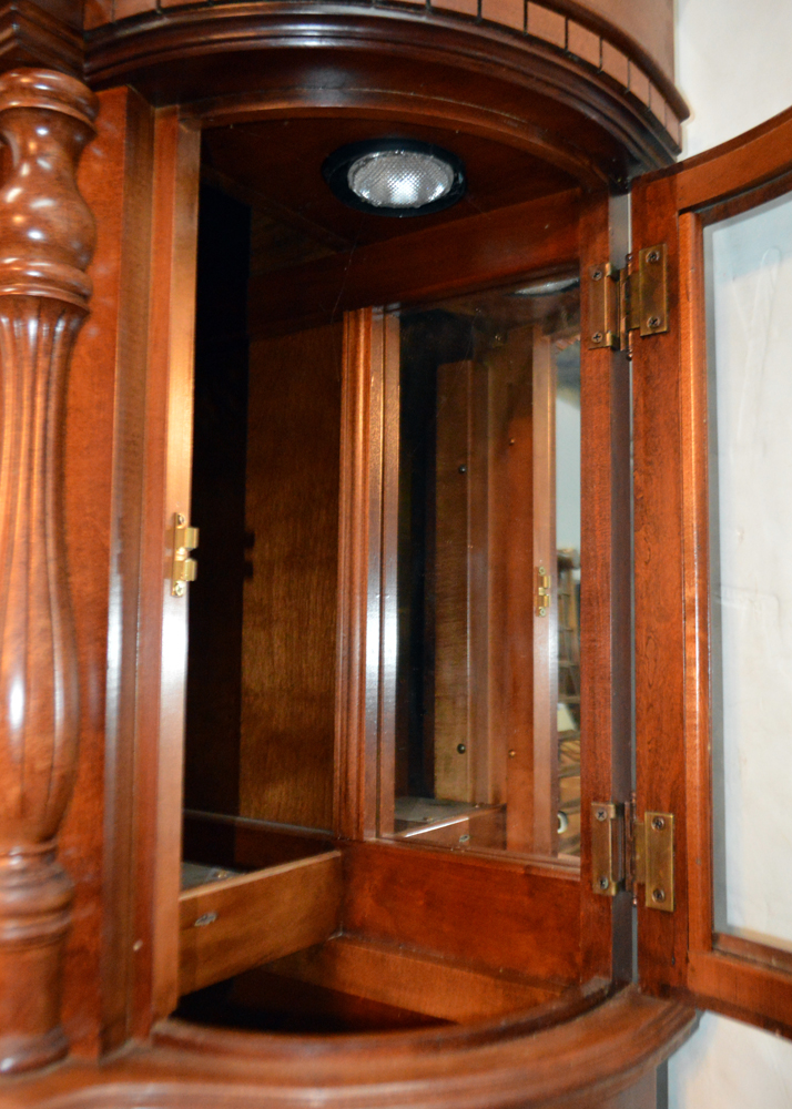 Ridgeway Curio Grandfather Clock