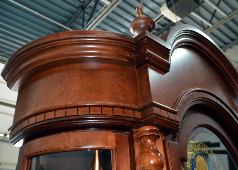 Ridgeway Curio Grandfather Clock