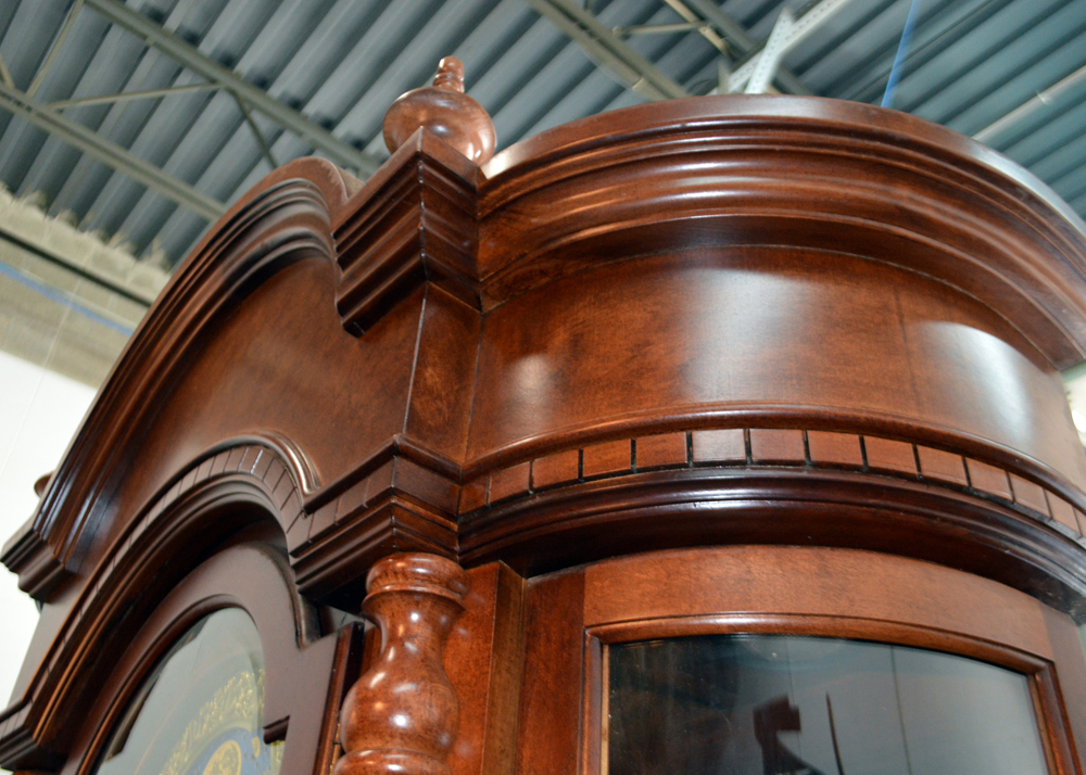 Ridgeway Curio Grandfather Clock