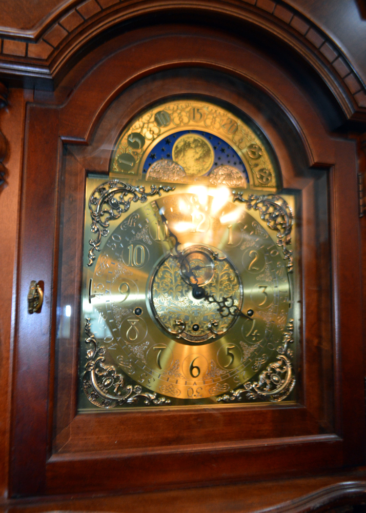 Ridgeway Curio Grandfather Clock