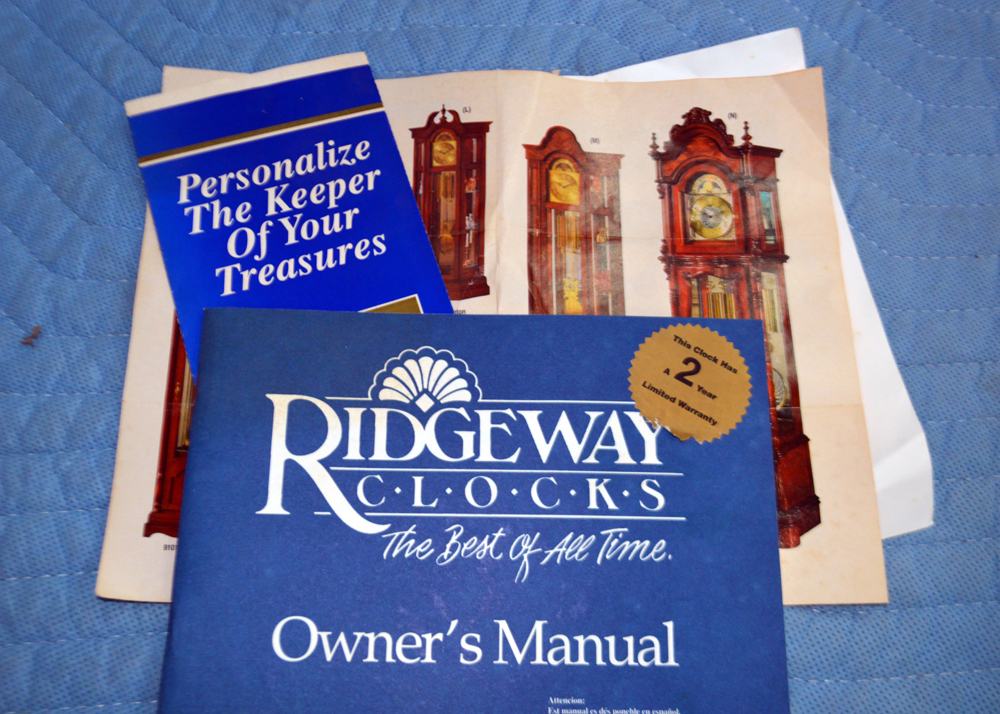 Ridgeway Curio Grandfather Clock