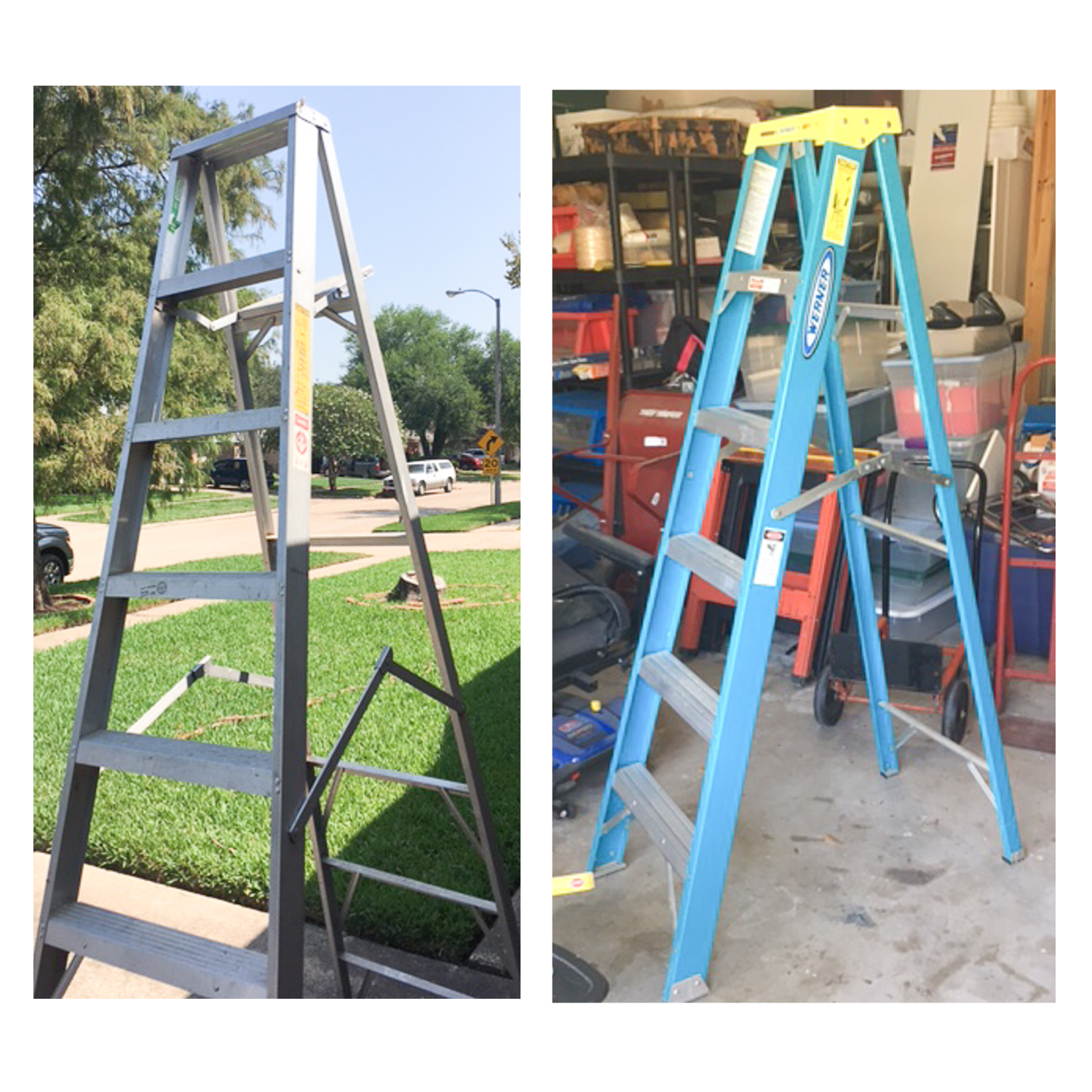 A-Frame Folding Ladders