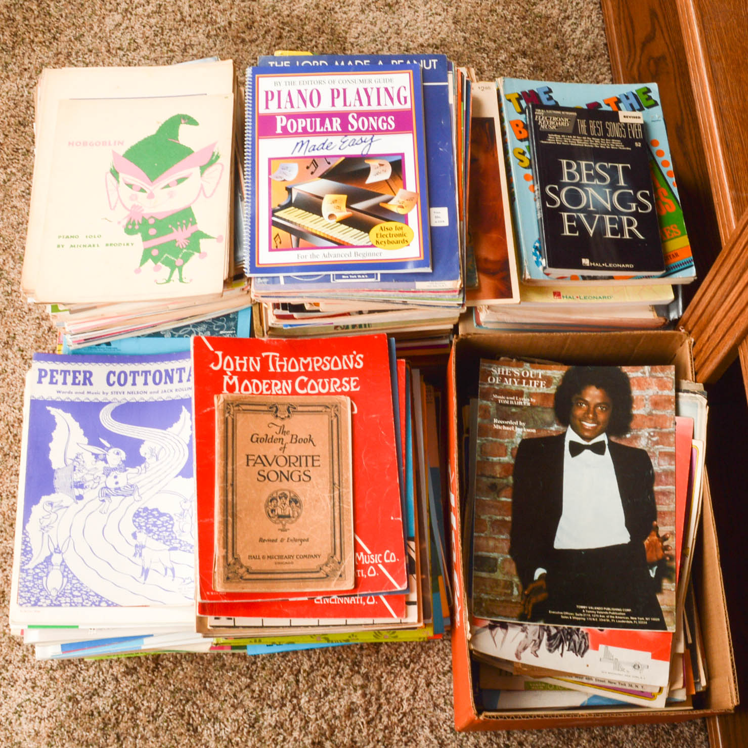 Rock, Pop and Vintage Sheet Music For Piano, Vocal and Guitar