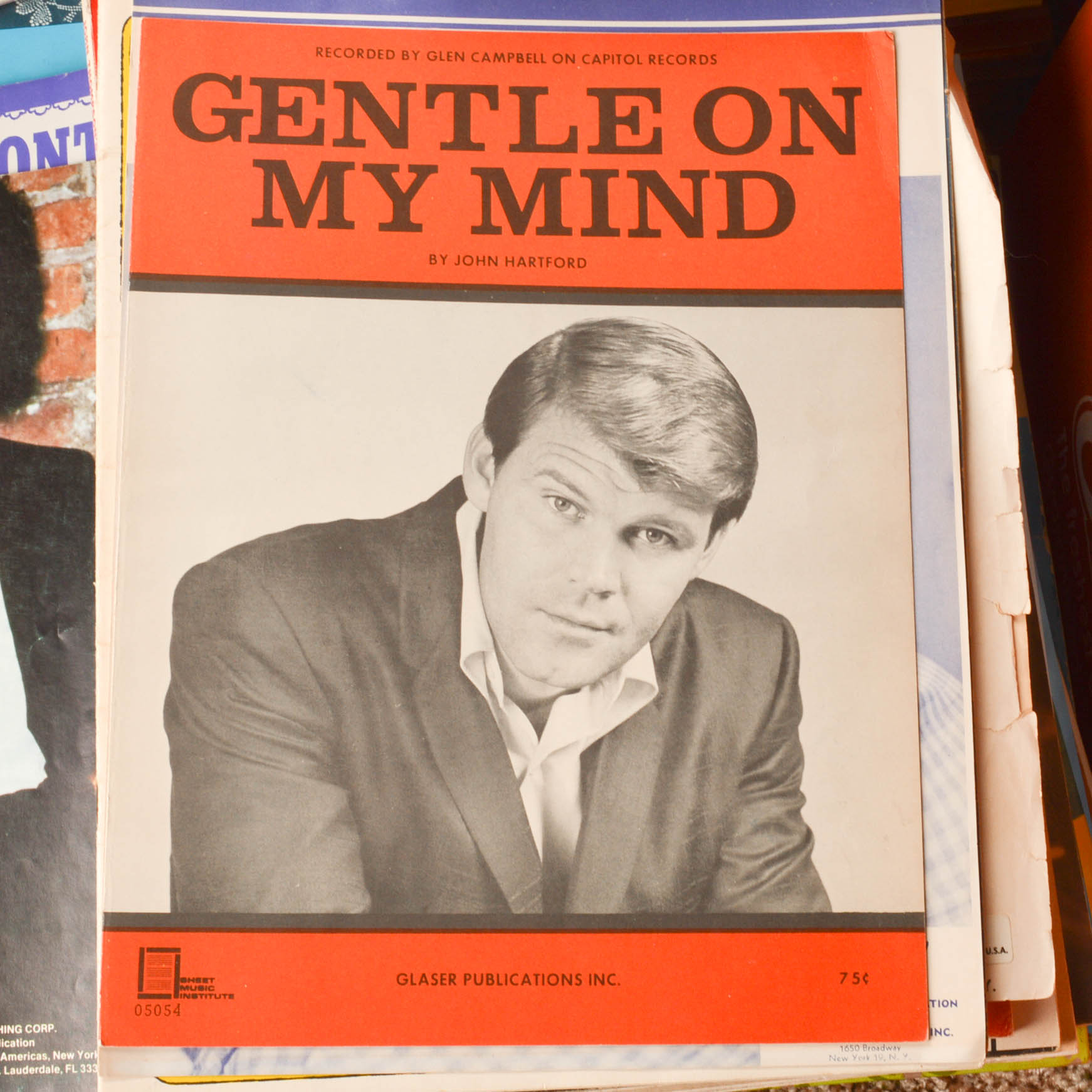 Rock, Pop and Vintage Sheet Music For Piano, Vocal and Guitar