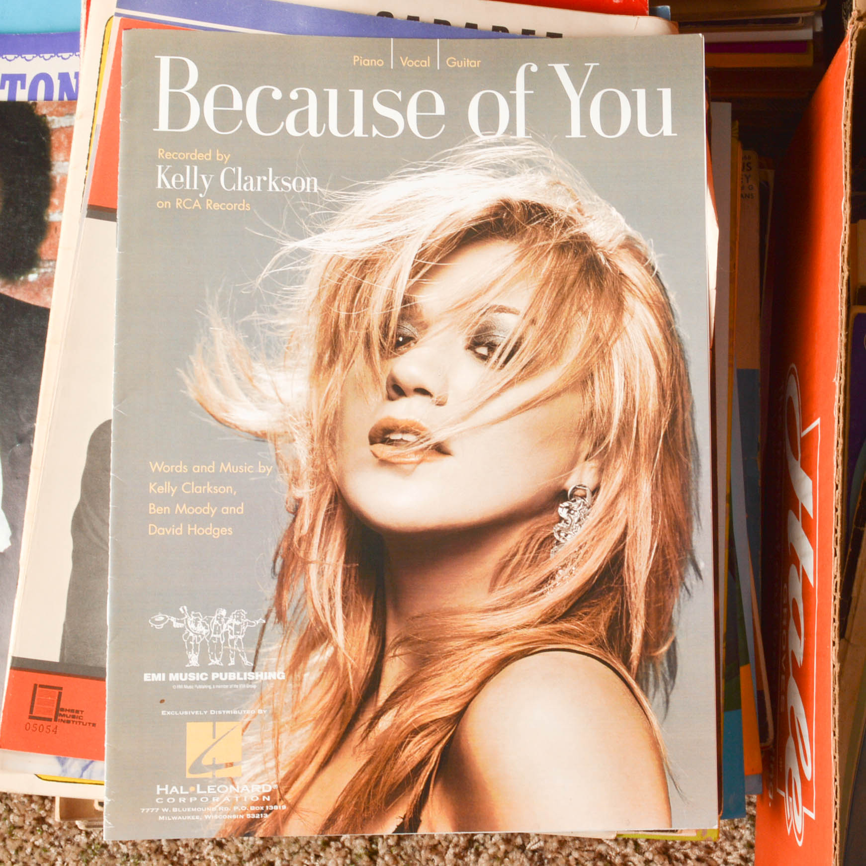 Rock, Pop and Vintage Sheet Music For Piano, Vocal and Guitar