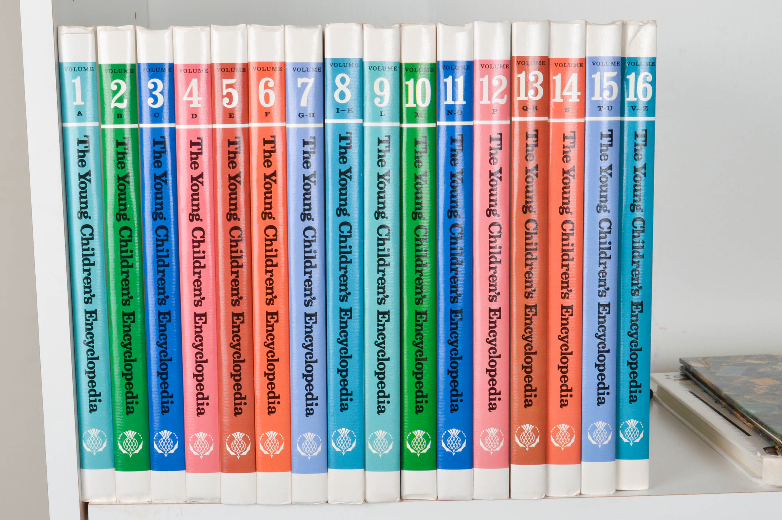 Children's Reference and Pleasure Reading Books With Bookcase