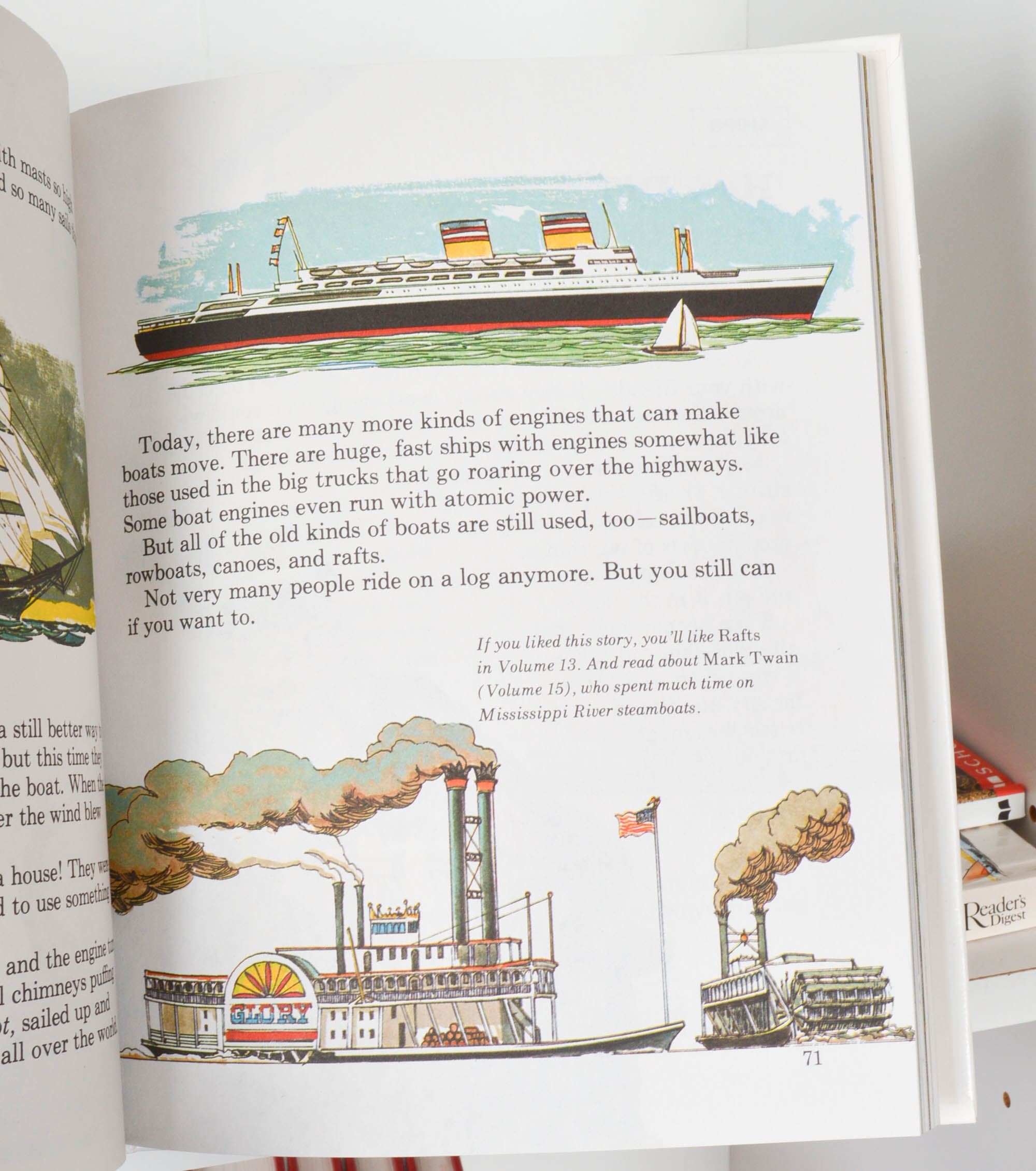 Children's Reference and Pleasure Reading Books With Bookcase