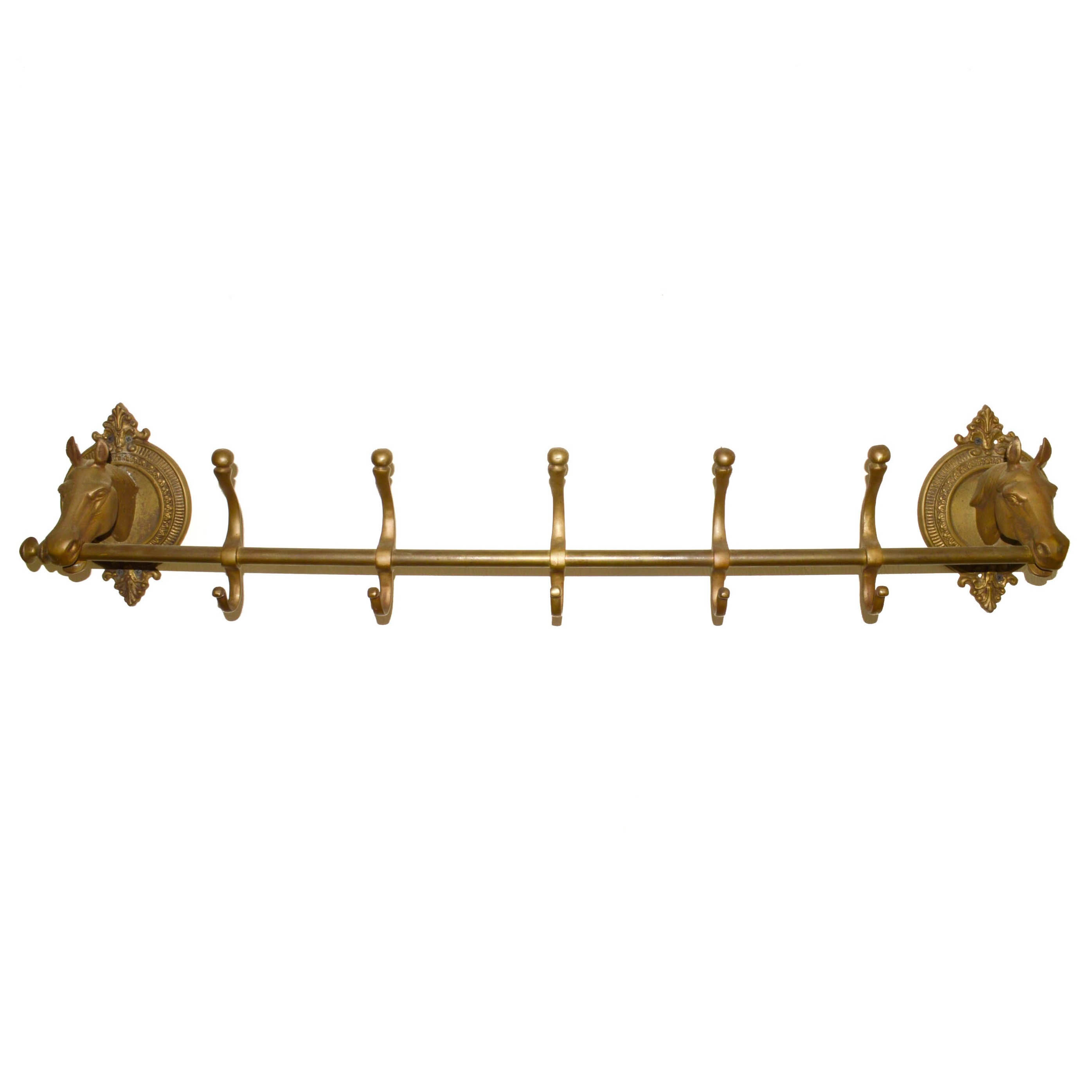 Solid Brass Wall-Mount Hat Hook