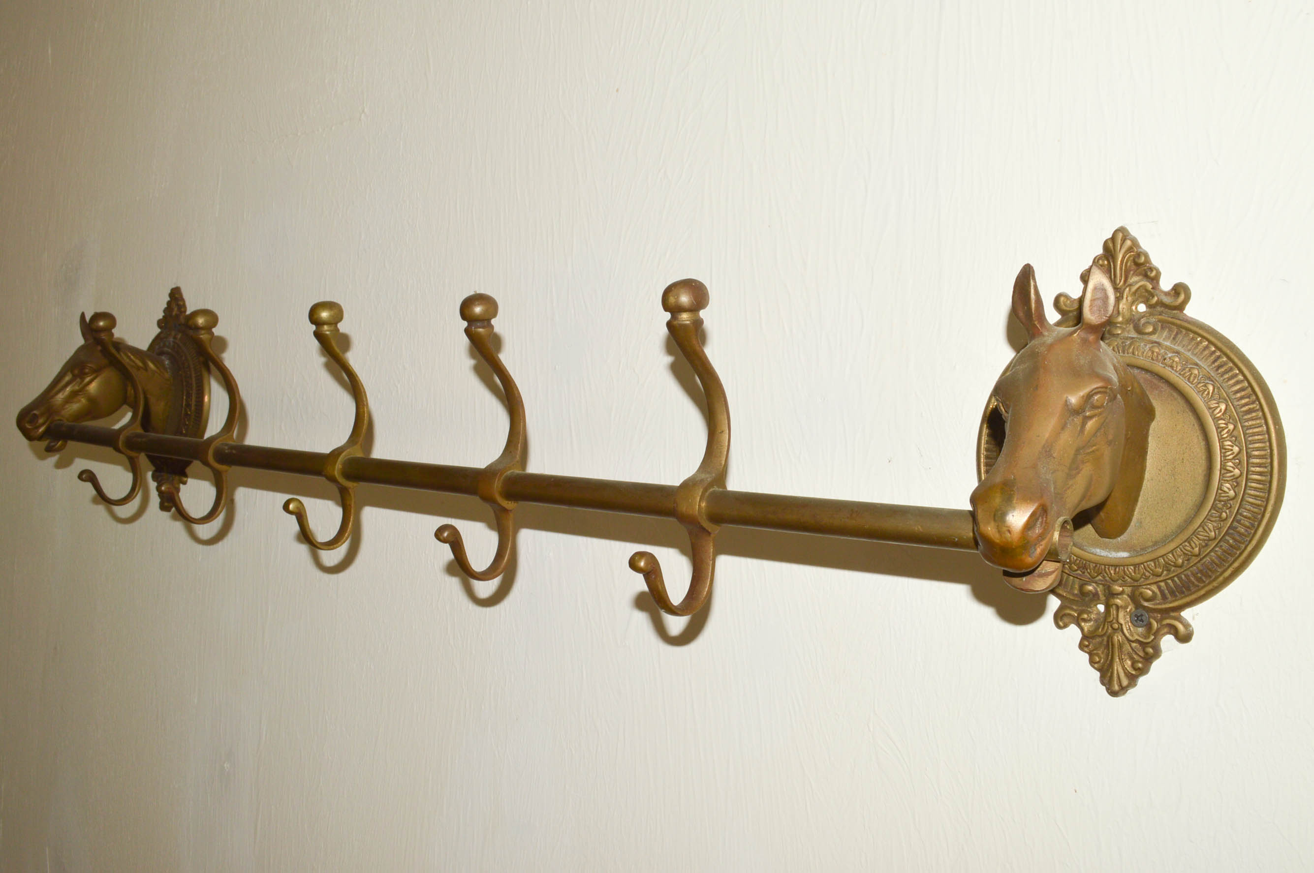Solid Brass Wall-Mount Hat Hook
