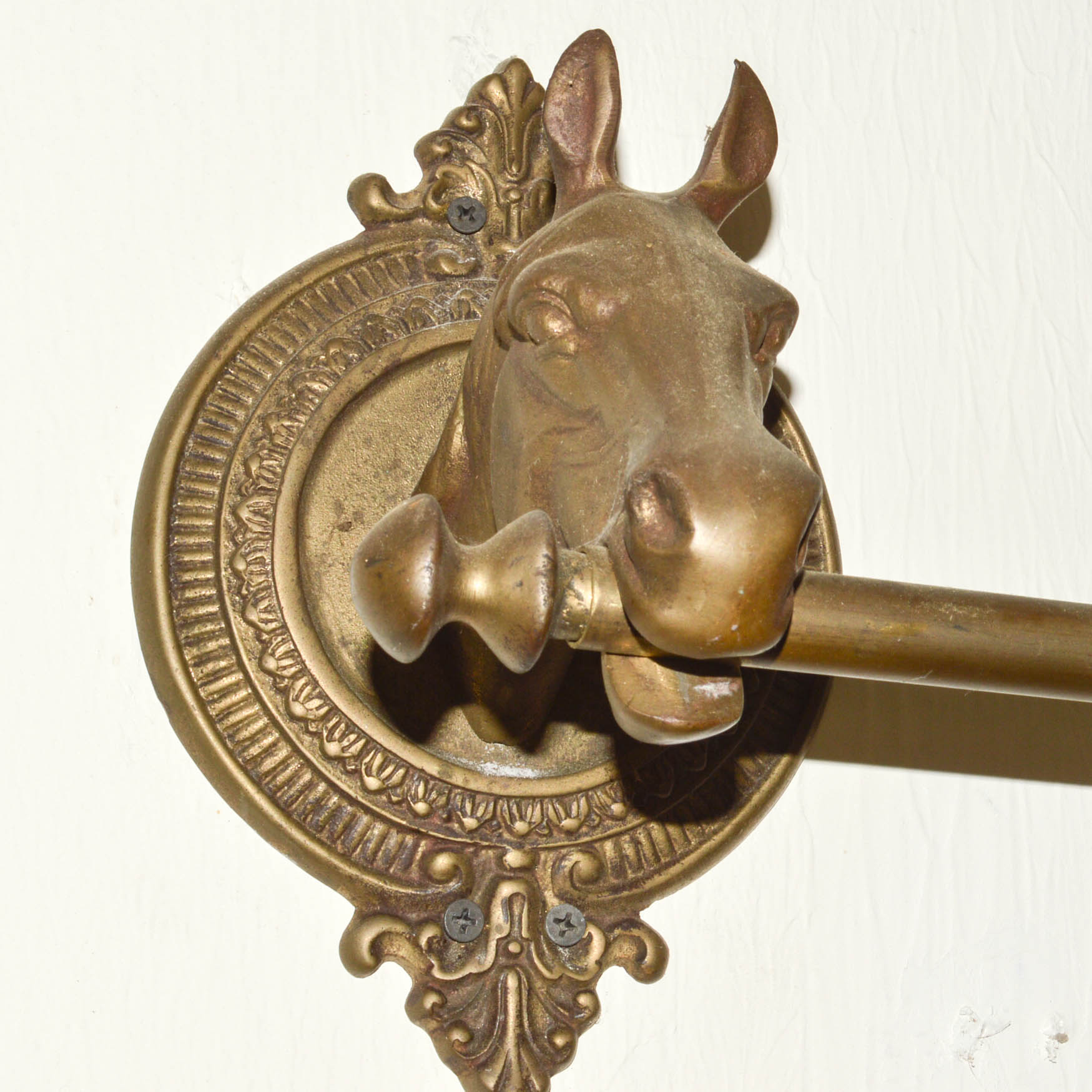Solid Brass Wall-Mount Hat Hook