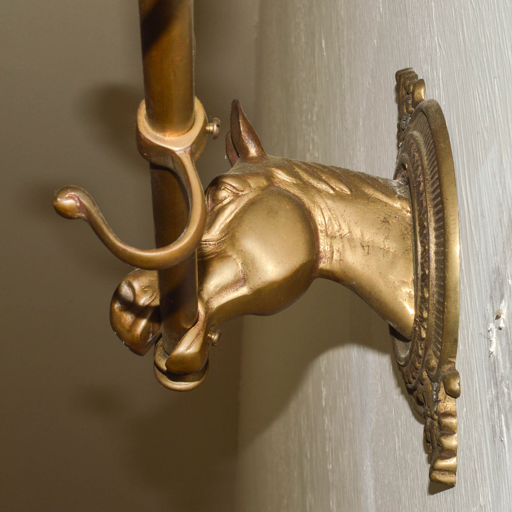 Solid Brass Wall-Mount Hat Hook