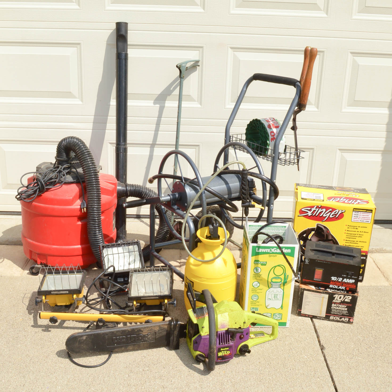 Assorted Lawn and Garage Supplies