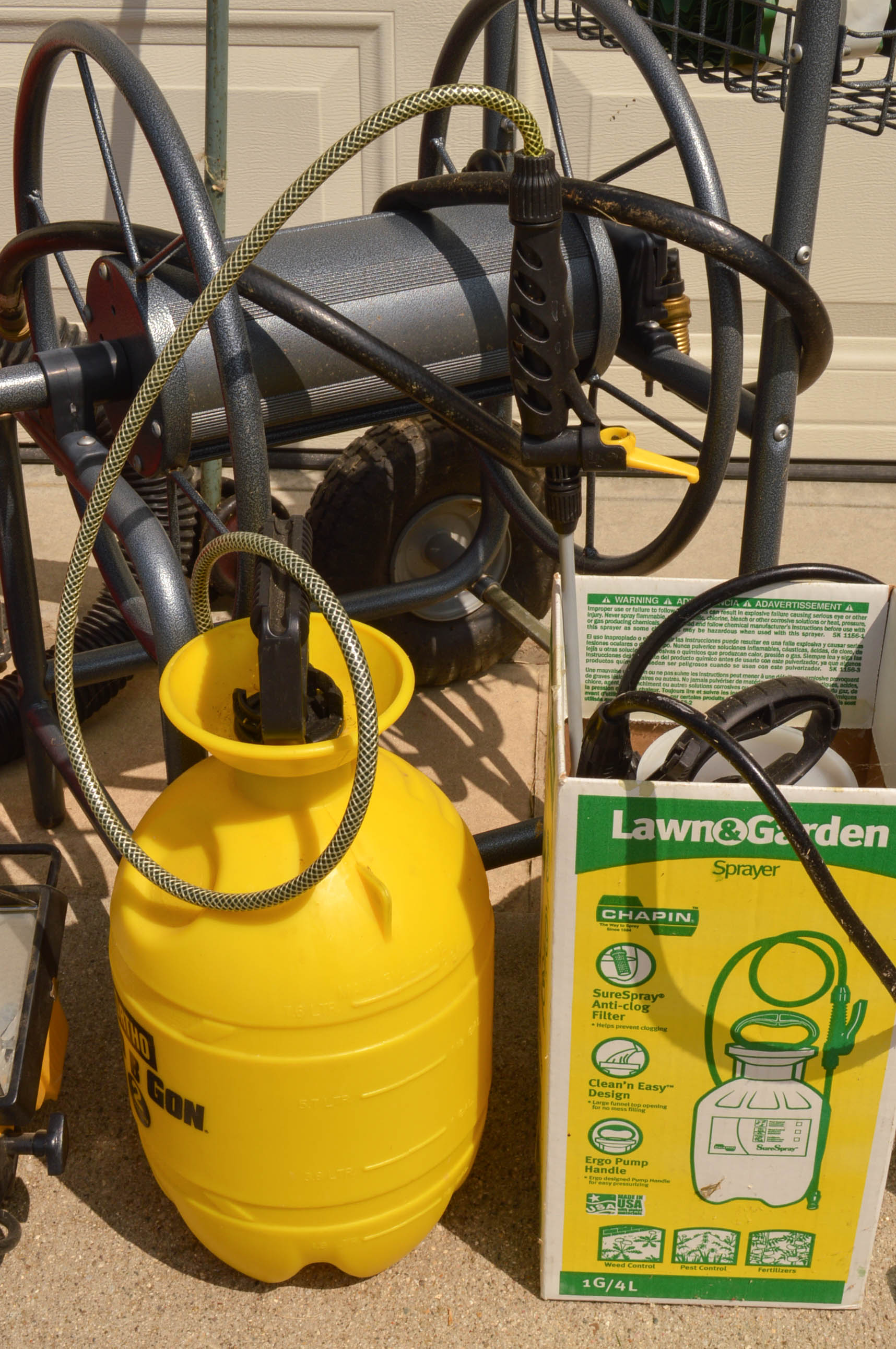 Assorted Lawn and Garage Supplies