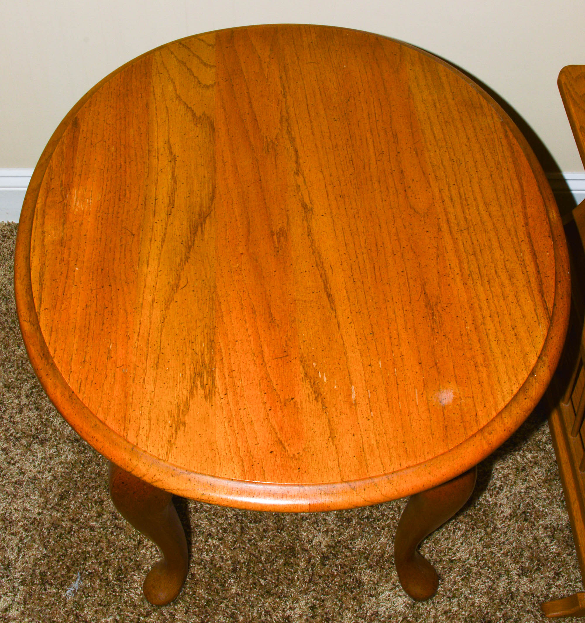 Broyhill End Table With Lamp Table