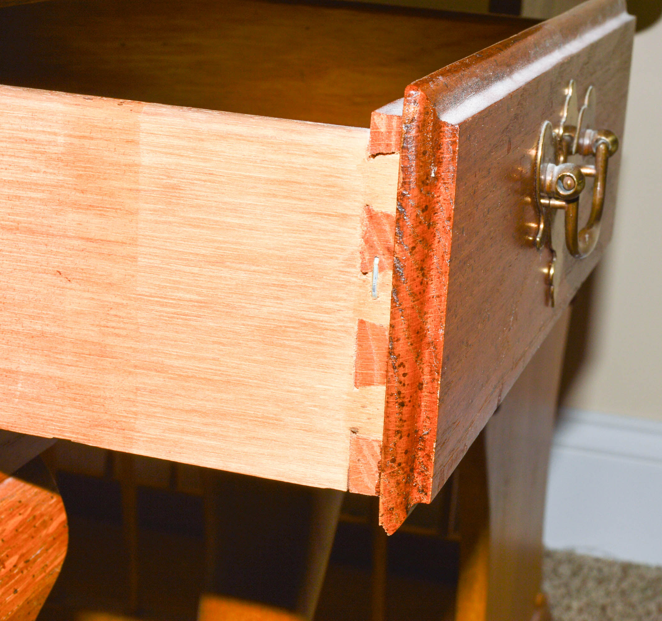 Broyhill End Table With Lamp Table