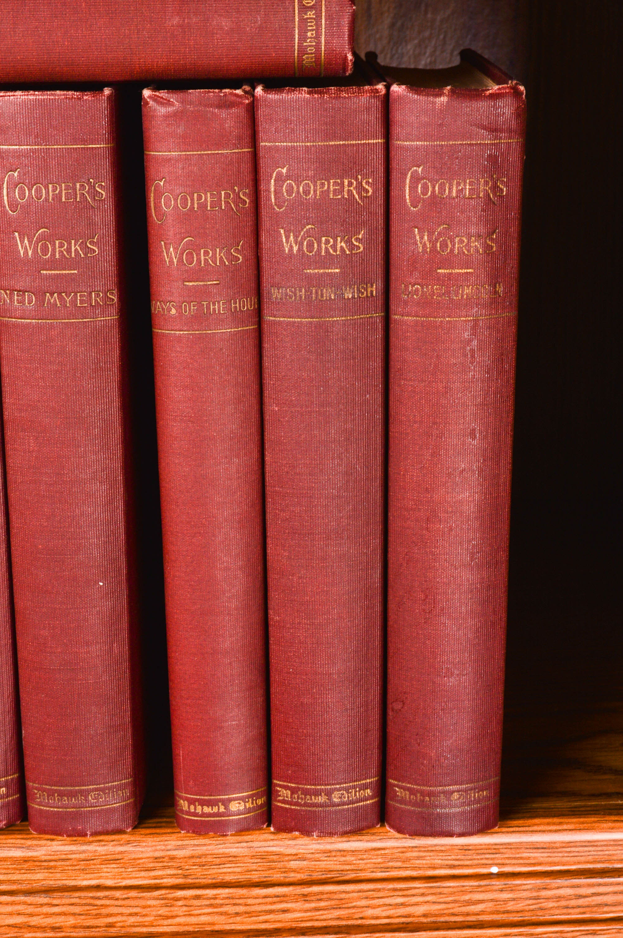 "The Works Of James Fenimore Cooper" Mohawk Edition