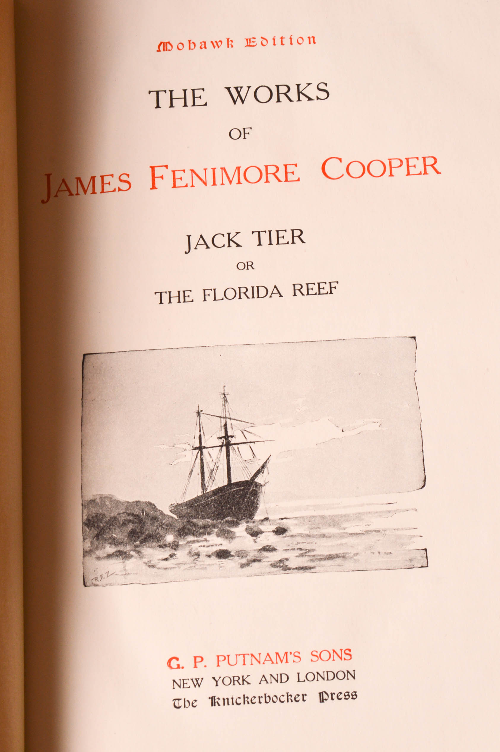 "The Works Of James Fenimore Cooper" Mohawk Edition