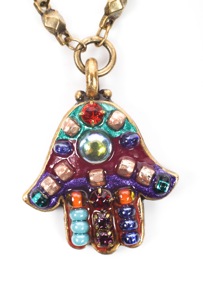 Michal Golan Gold Plated Hamsa Necklace