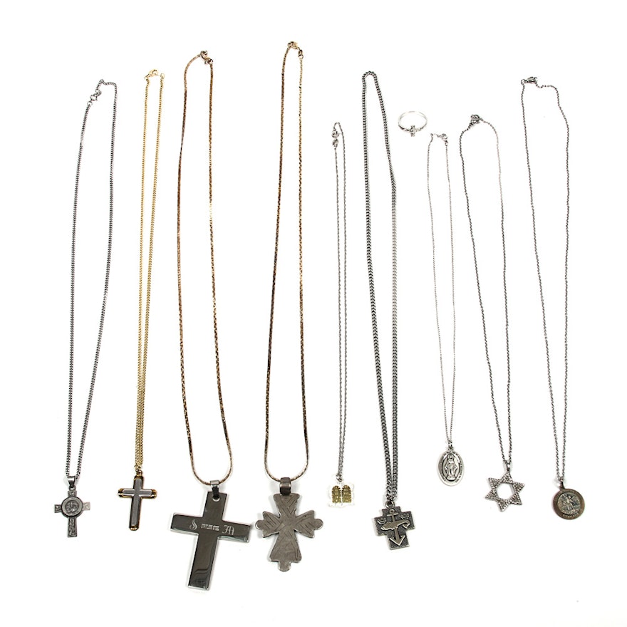 Sterling Silver Ecclesiastic Necklaces