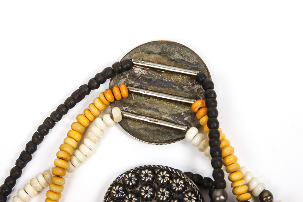 Wood and Bone Beaded Necklace