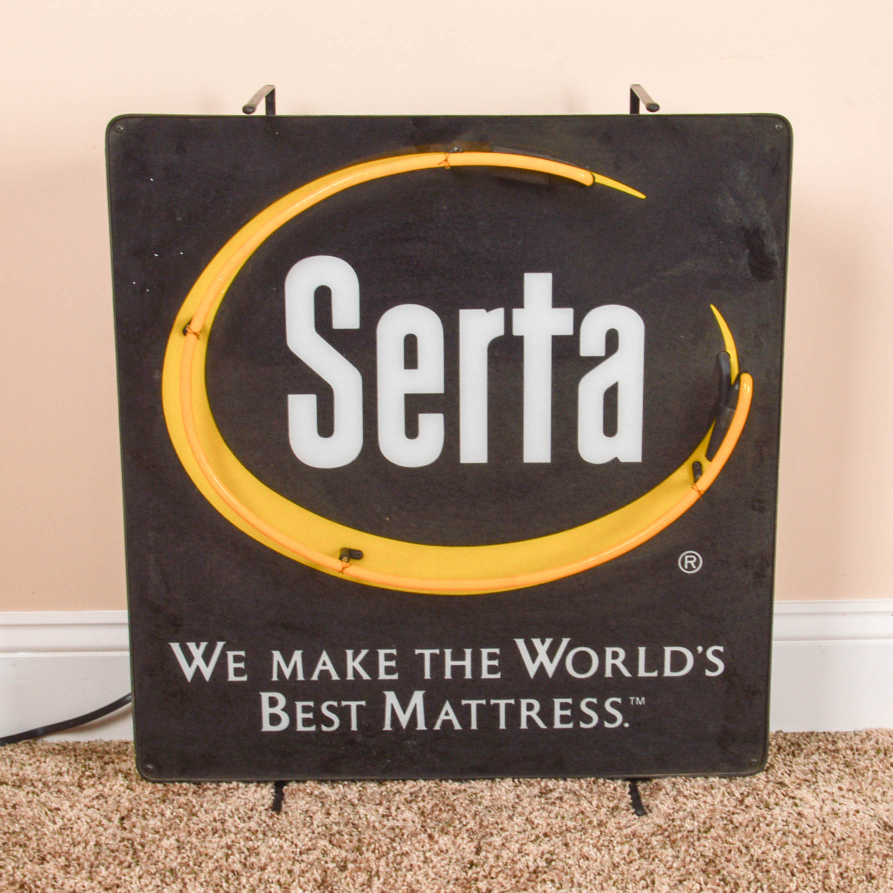 Serta Neon Window Sign