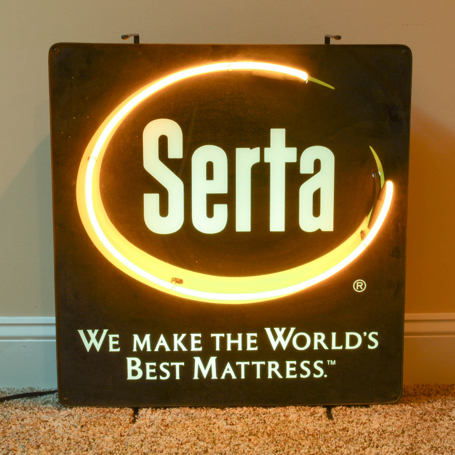 Serta Neon Window Sign