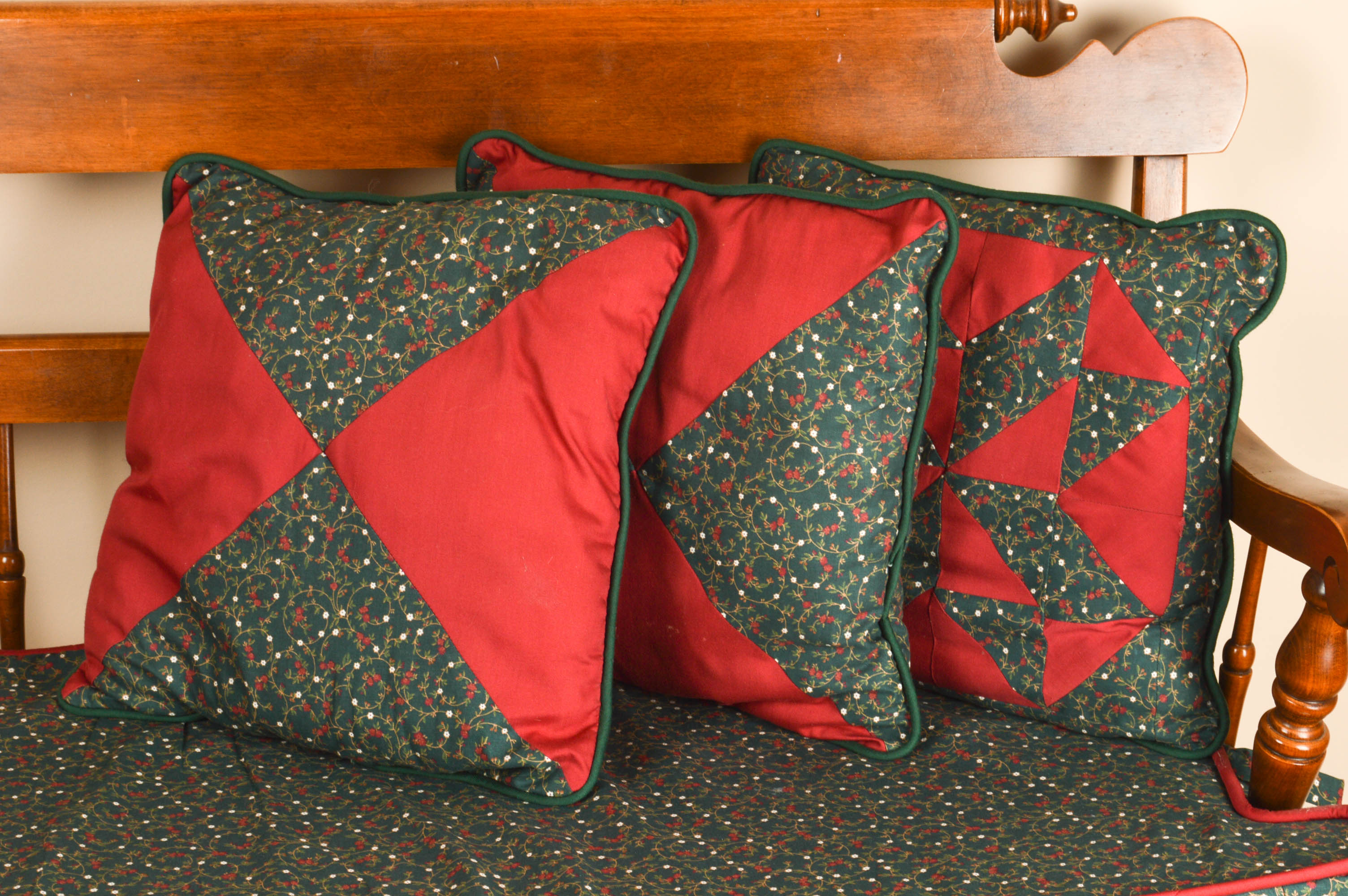 Early American-Style Maple Bench