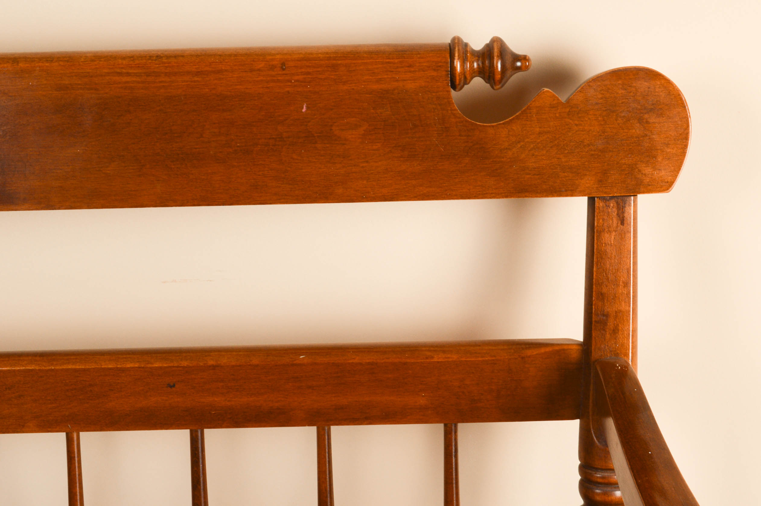 Early American-Style Maple Bench