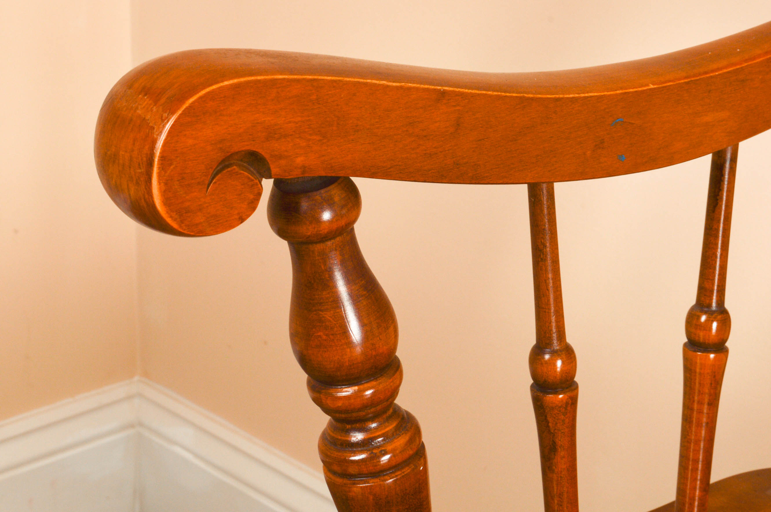 Early American-Style Maple Bench