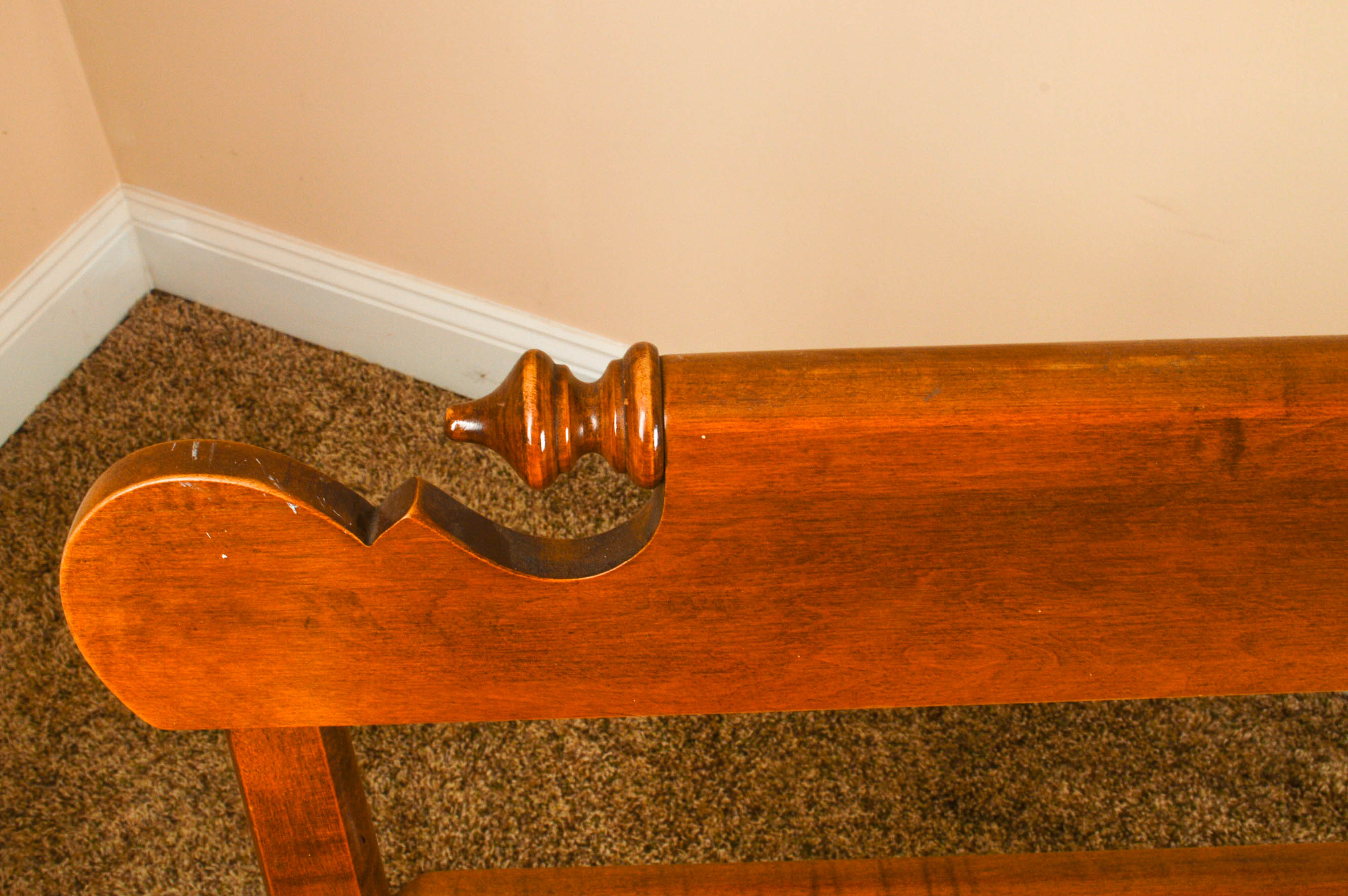 Early American-Style Maple Bench