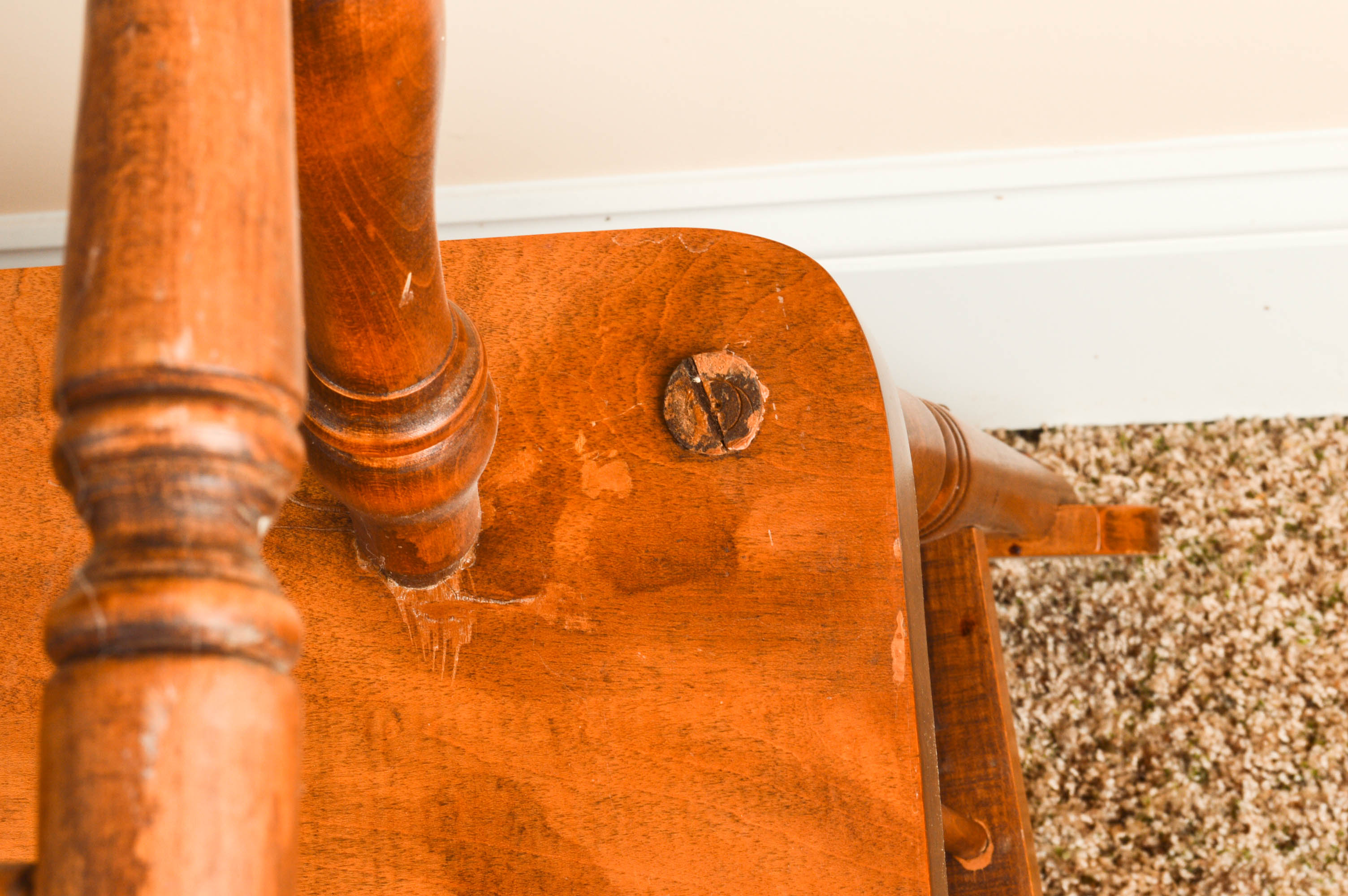 Early American-Style Maple Bench