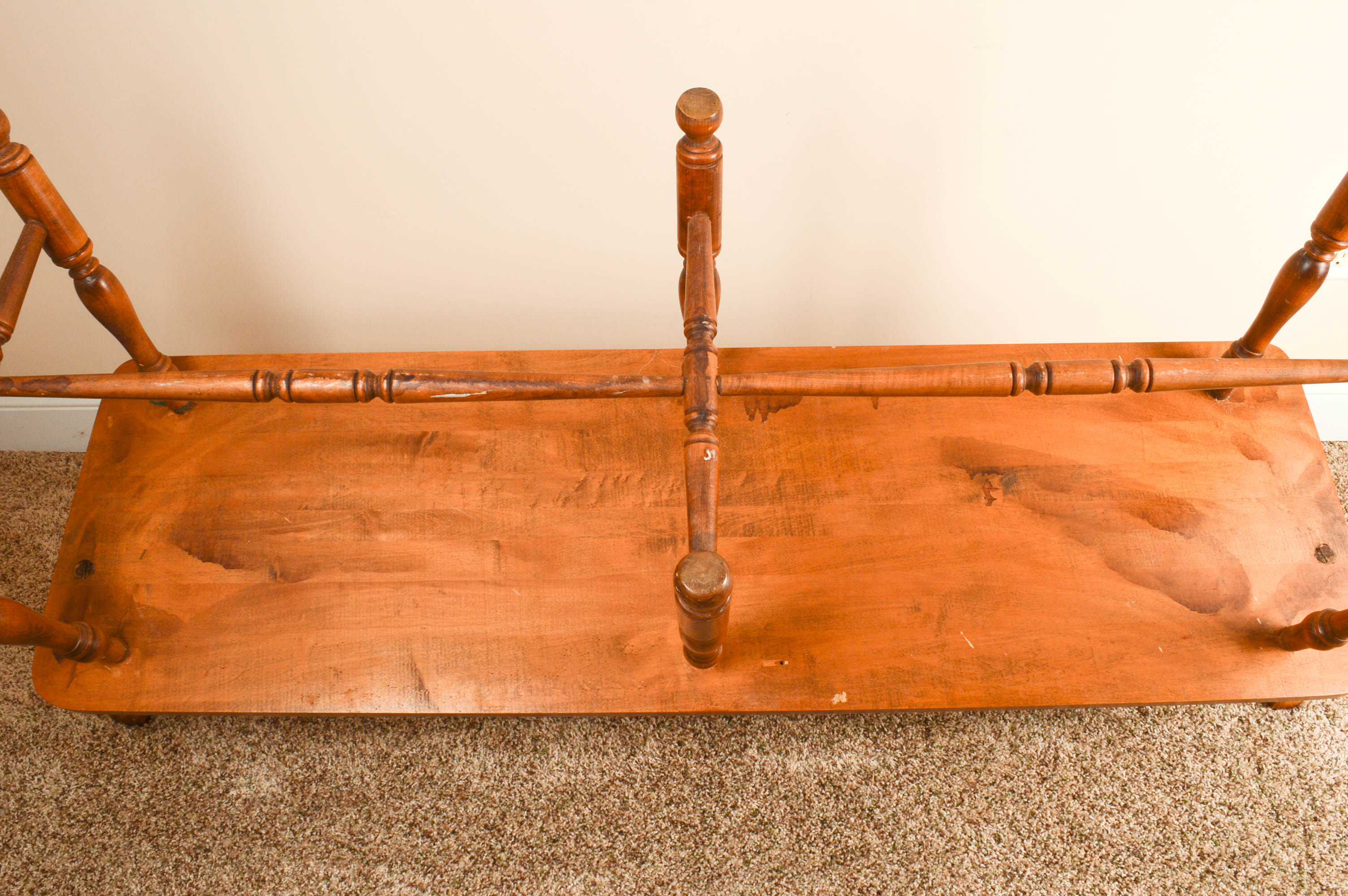 Early American-Style Maple Bench