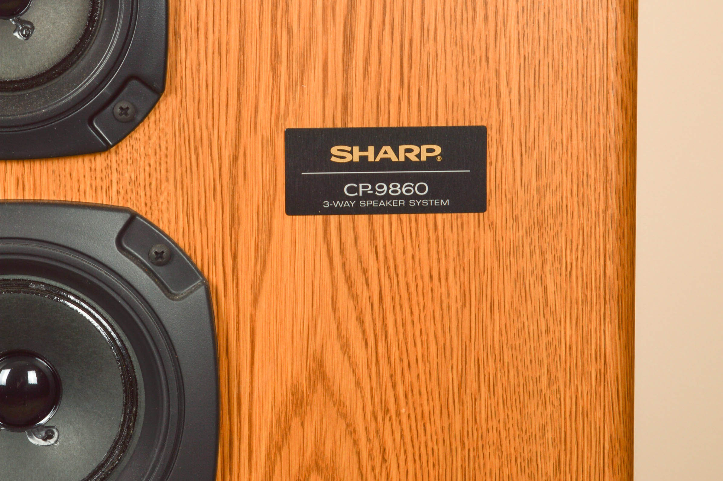 Sharp Stereo Components, Cabinet and Floor Speakers