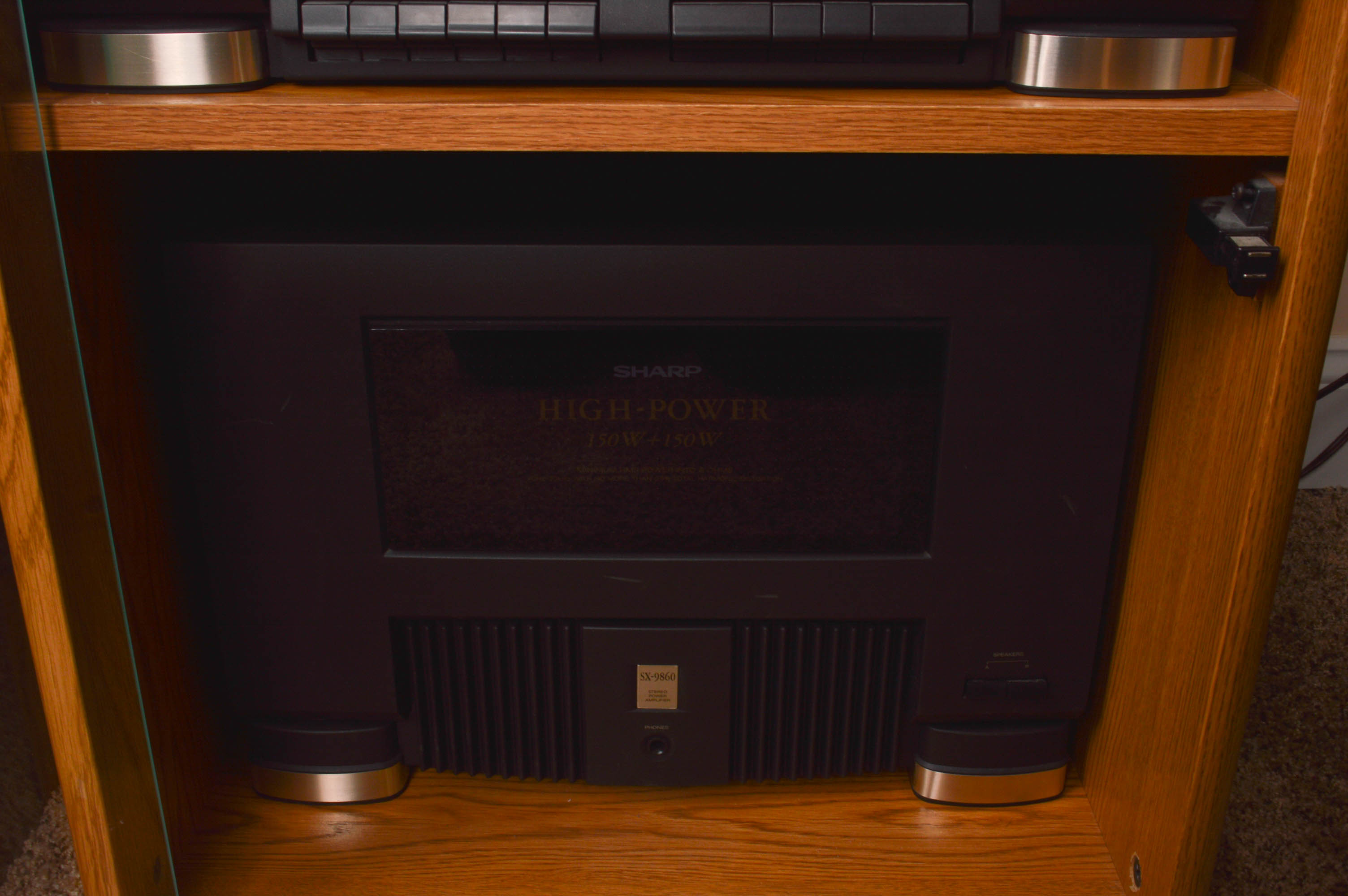 Sharp Stereo Components, Cabinet and Floor Speakers