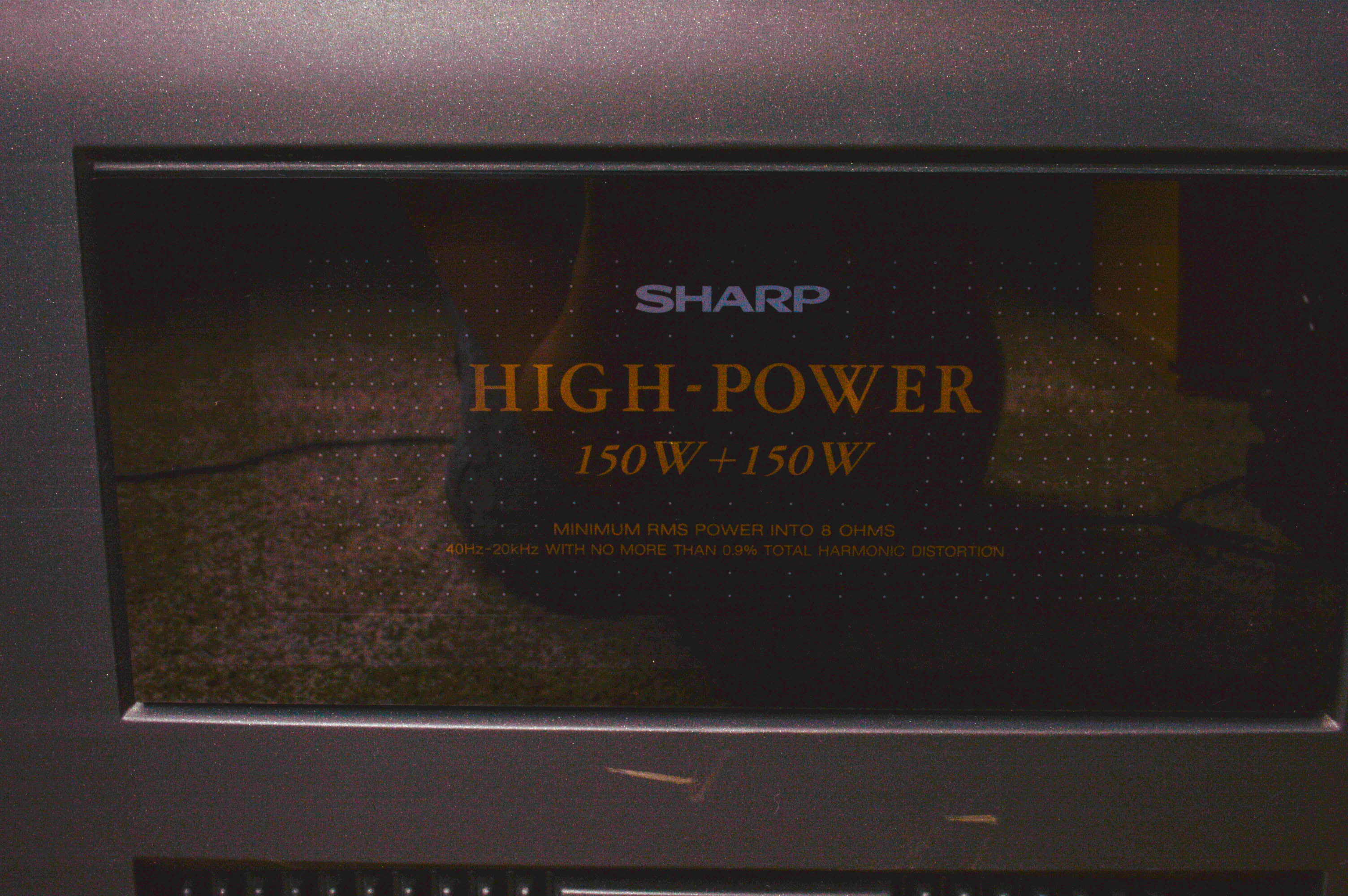 Sharp Stereo Components, Cabinet and Floor Speakers