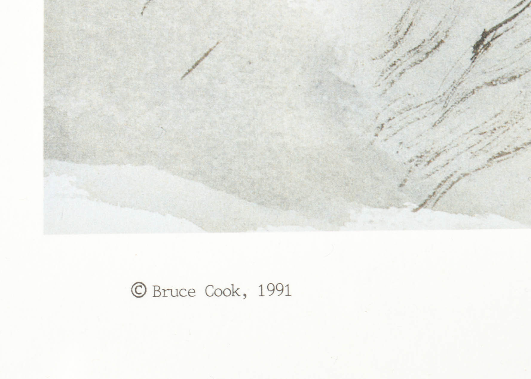 Robert Fabe Offset Lithograph After Watercolor "Old 97"