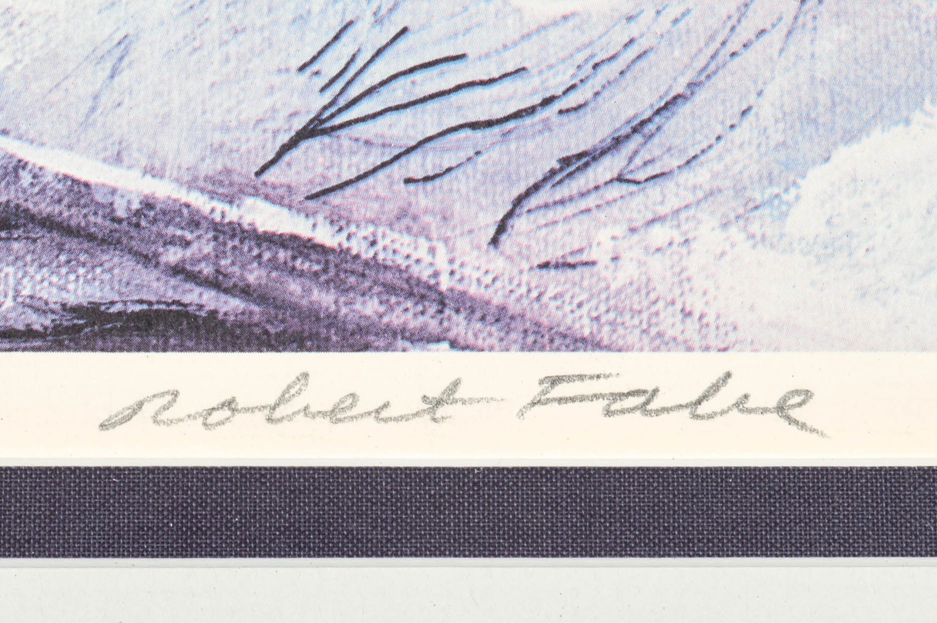 Robert Fabe Offset Lithograph After Watercolor "Old Station"