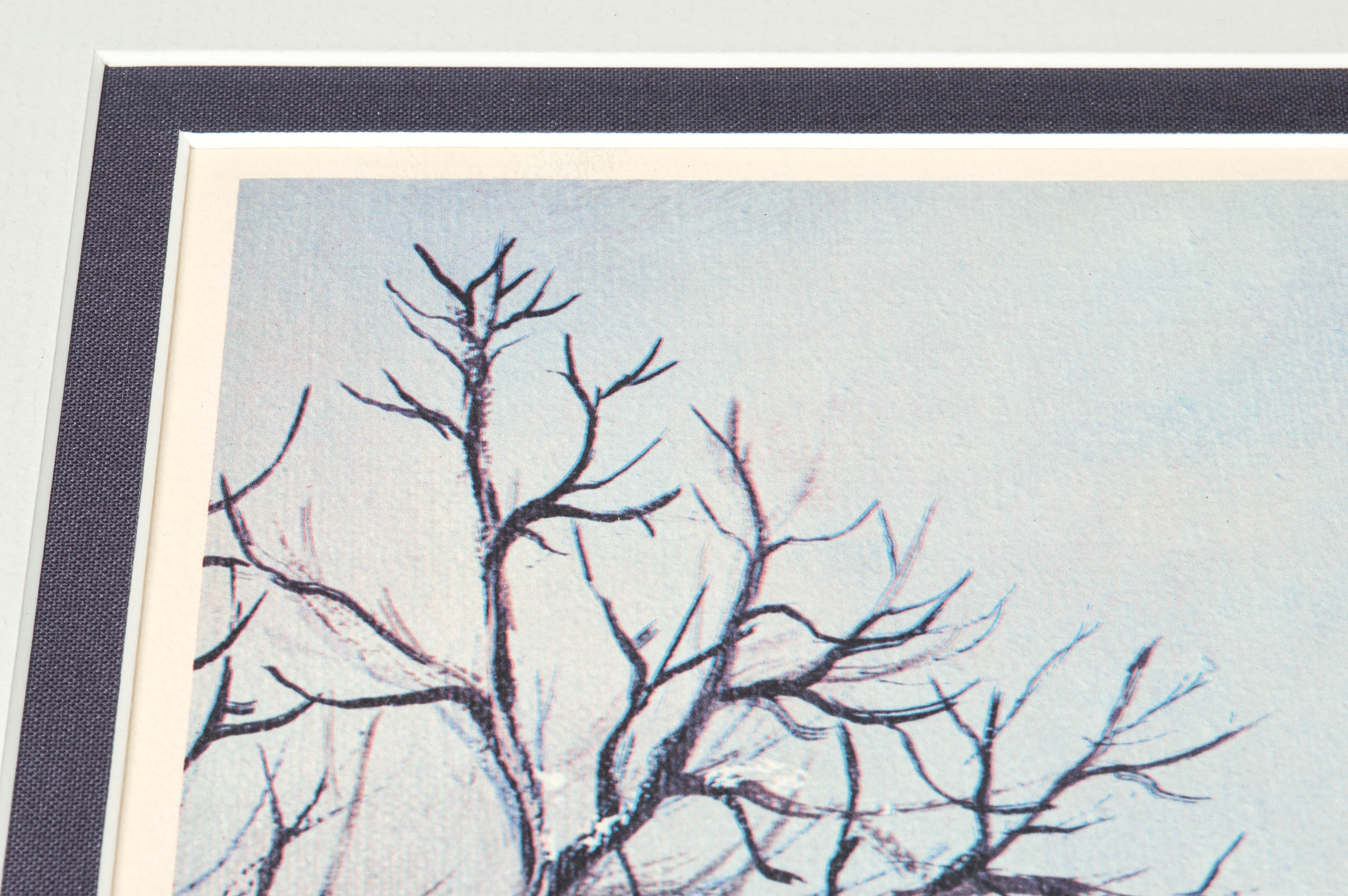 Robert Fabe Offset Lithograph After Watercolor "Old Station"