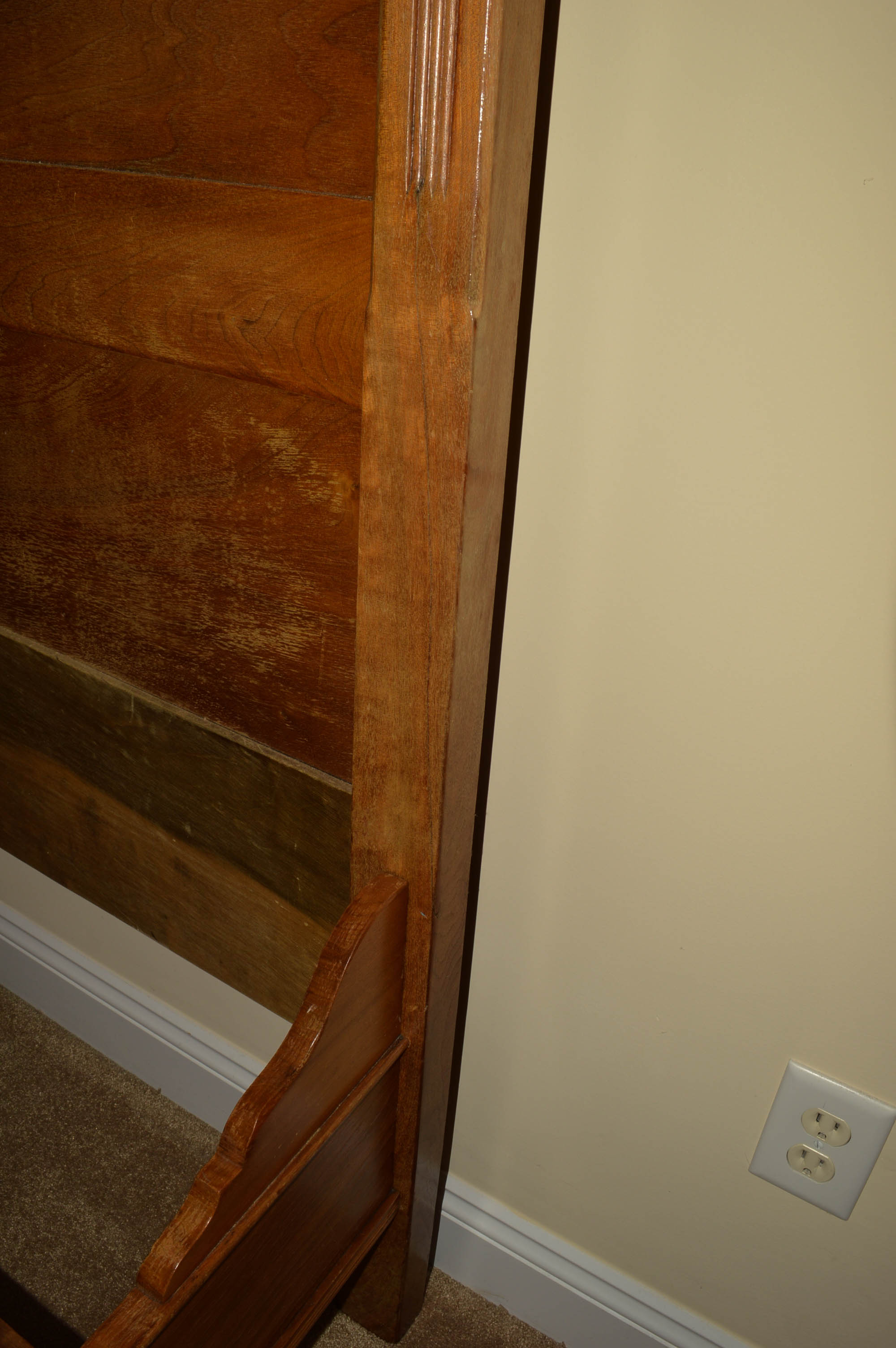 Antique Eastlake Full Size Bed Frame