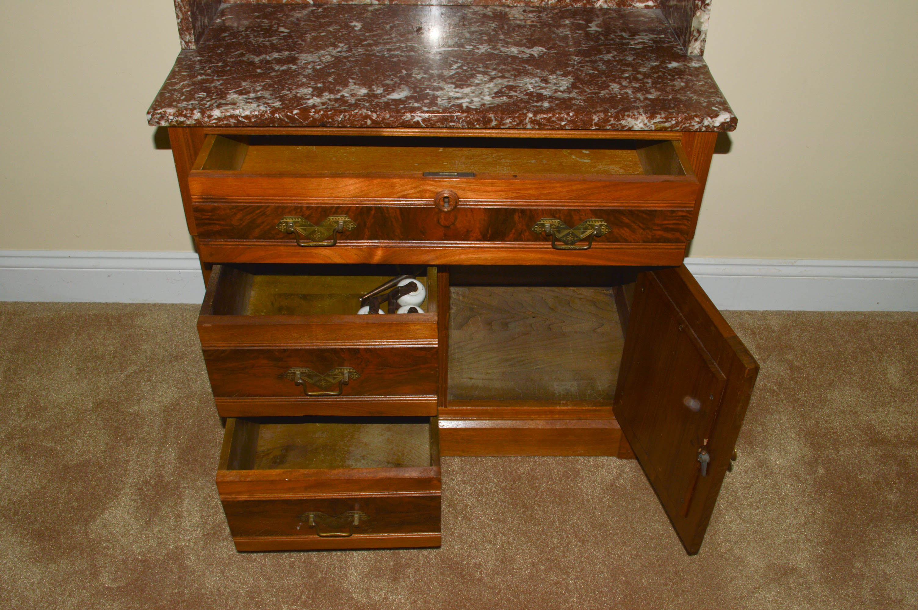 Antique Eastlake Wash Stand