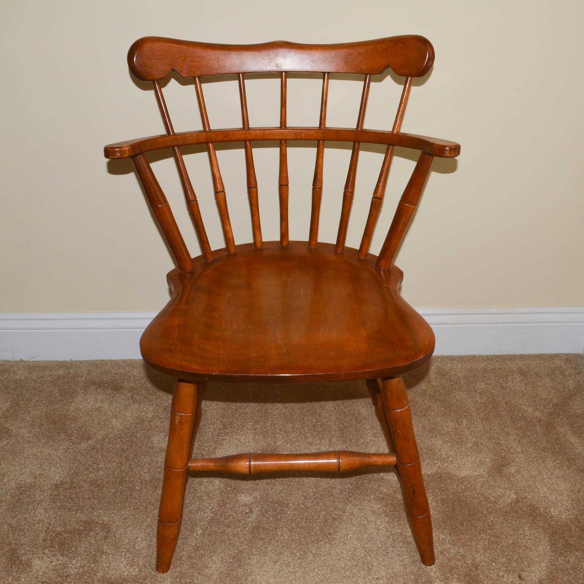 Vintage Maple Desk and Chair