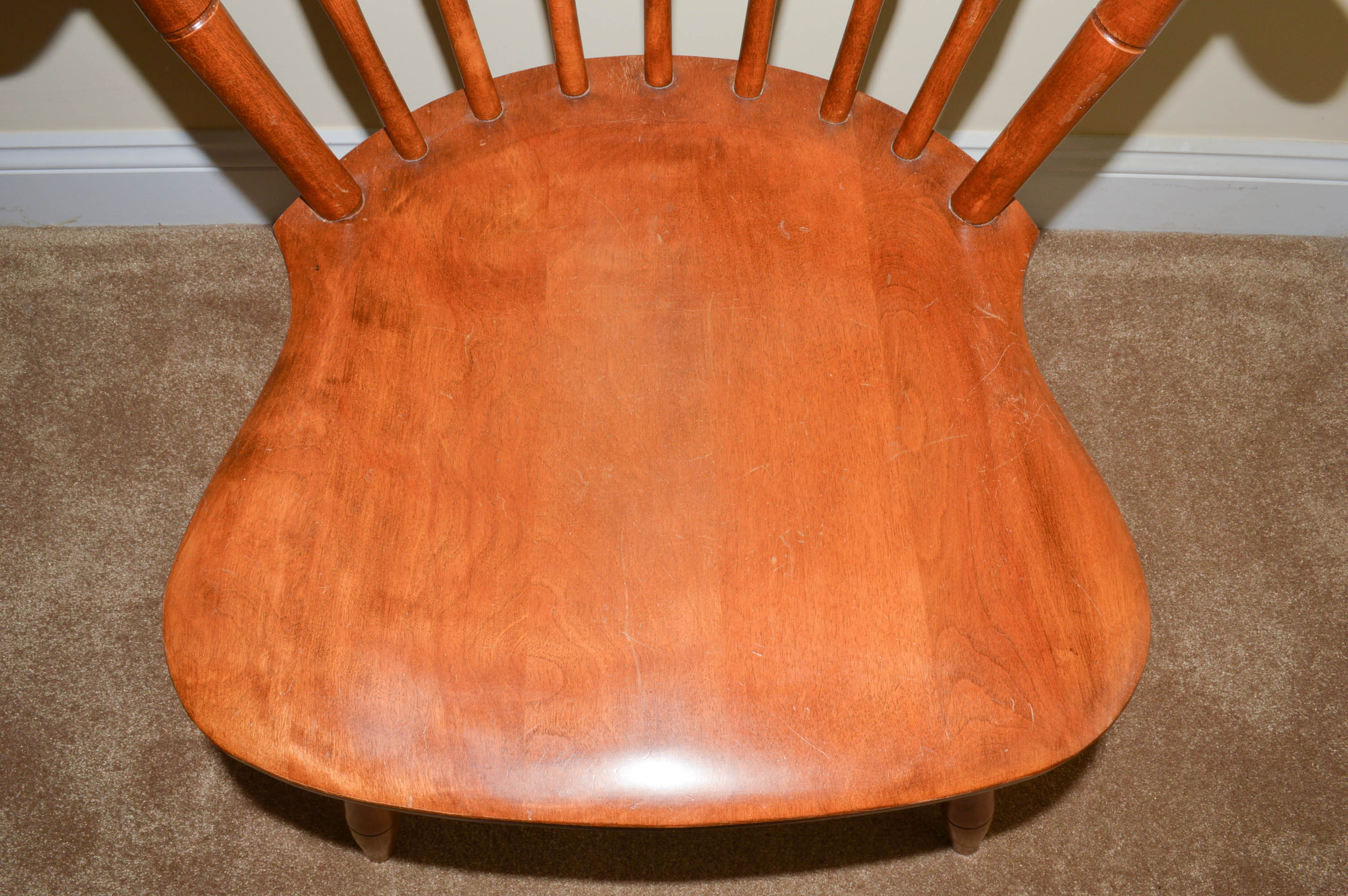 Vintage Maple Desk and Chair
