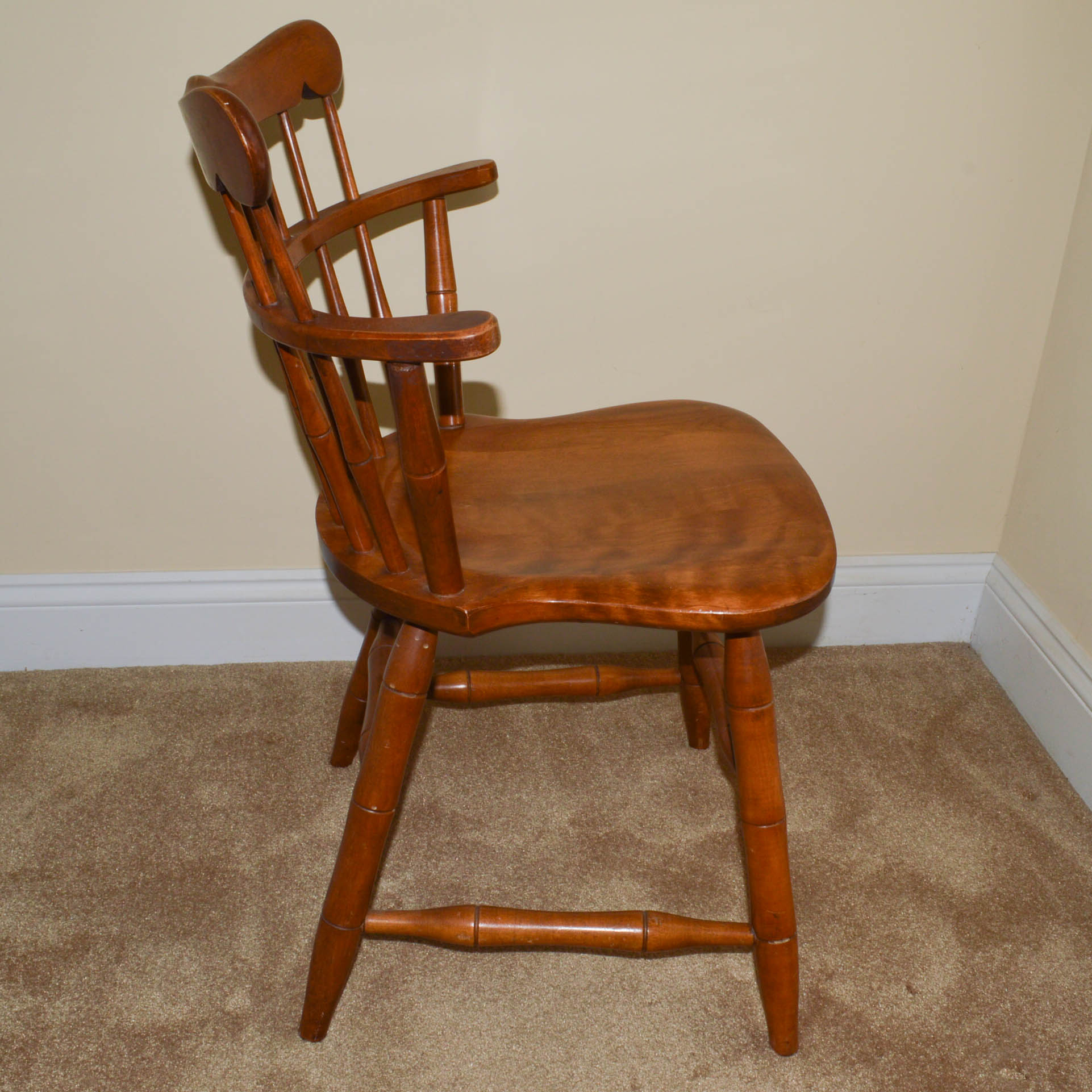 Vintage Maple Desk and Chair