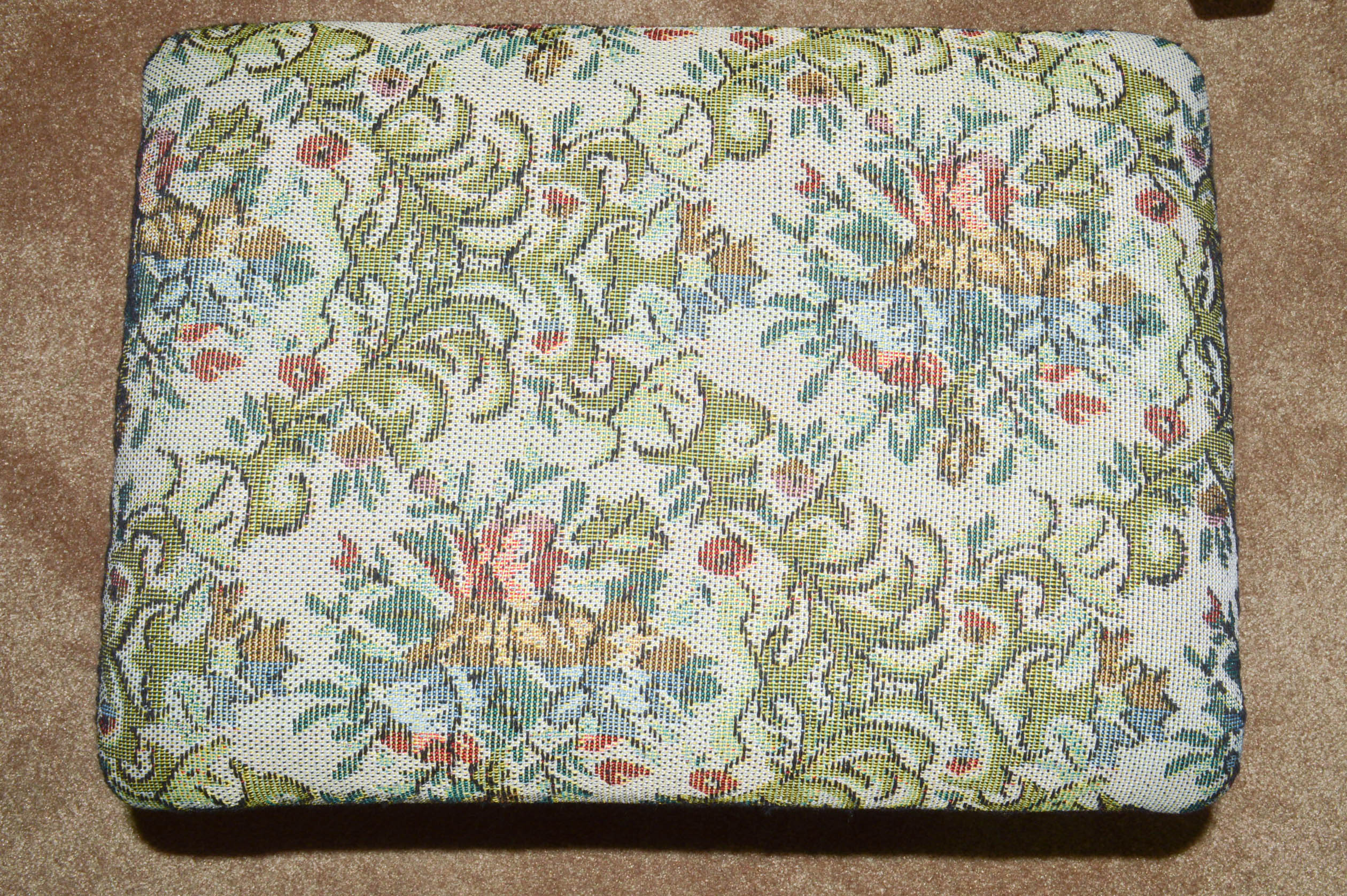 Honey Oak Rocker and Footstool